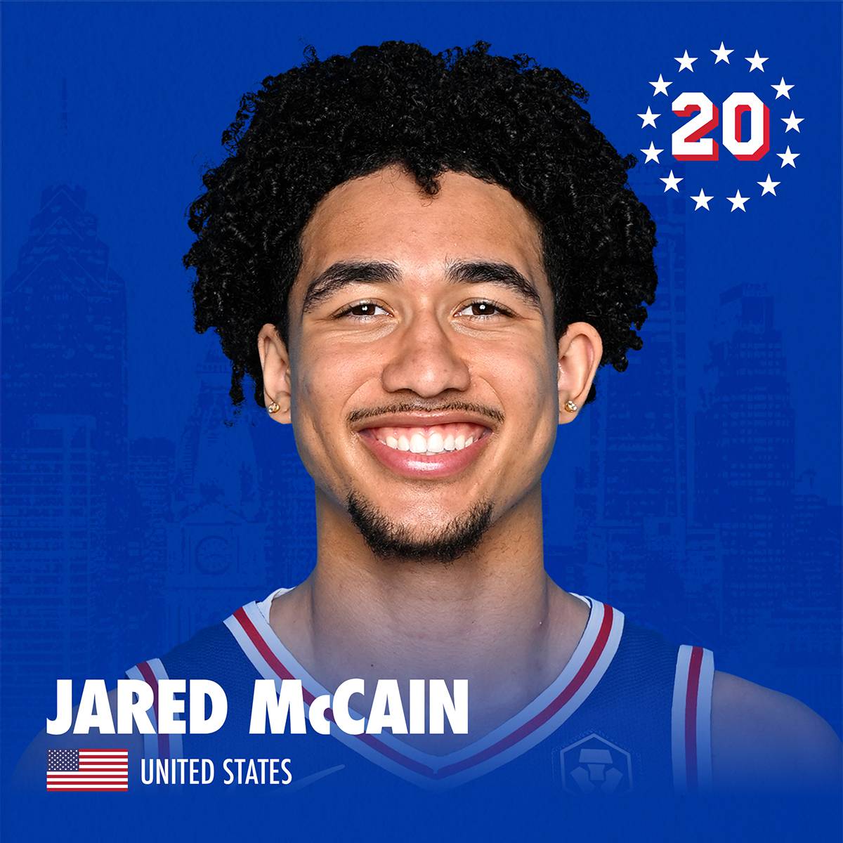 Jared McCain Player Profile, Stats & Bio 76ers Guard