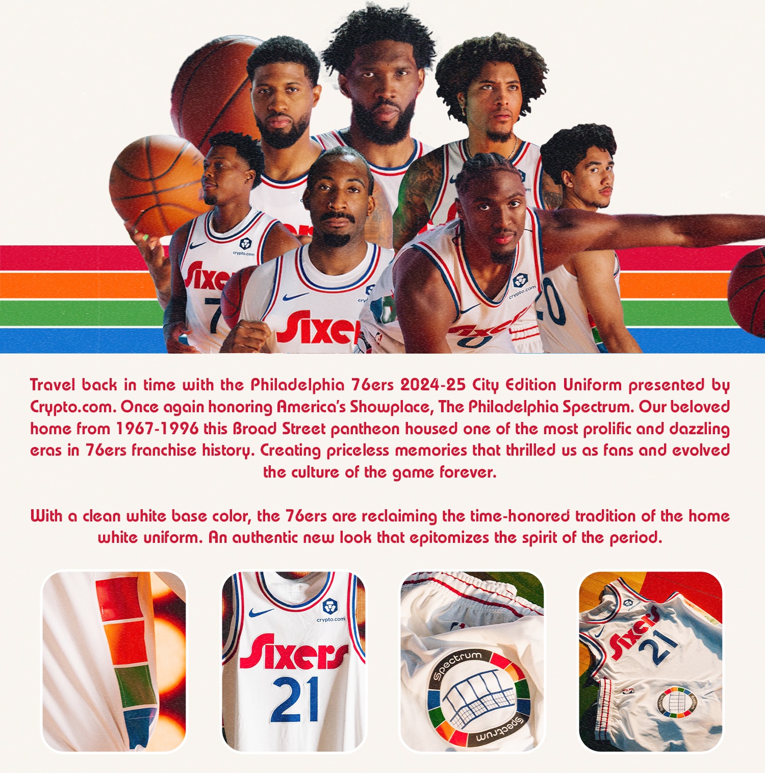 NBA 76ers SIXERS ゲームシャツ Unisex Nike V. J. Edgecombe Royal Philadelphia 76ers 2025