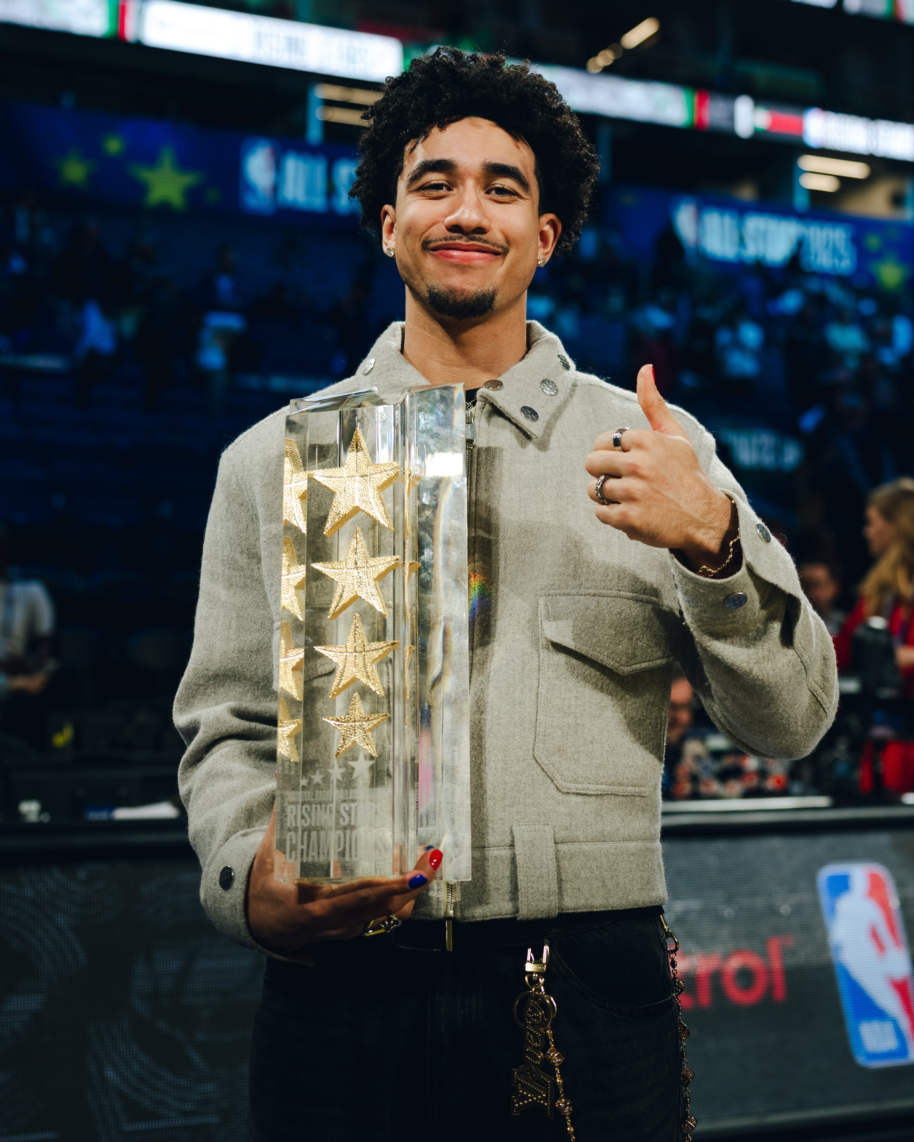 Jared McCain at 2025 NBA All-Star Game