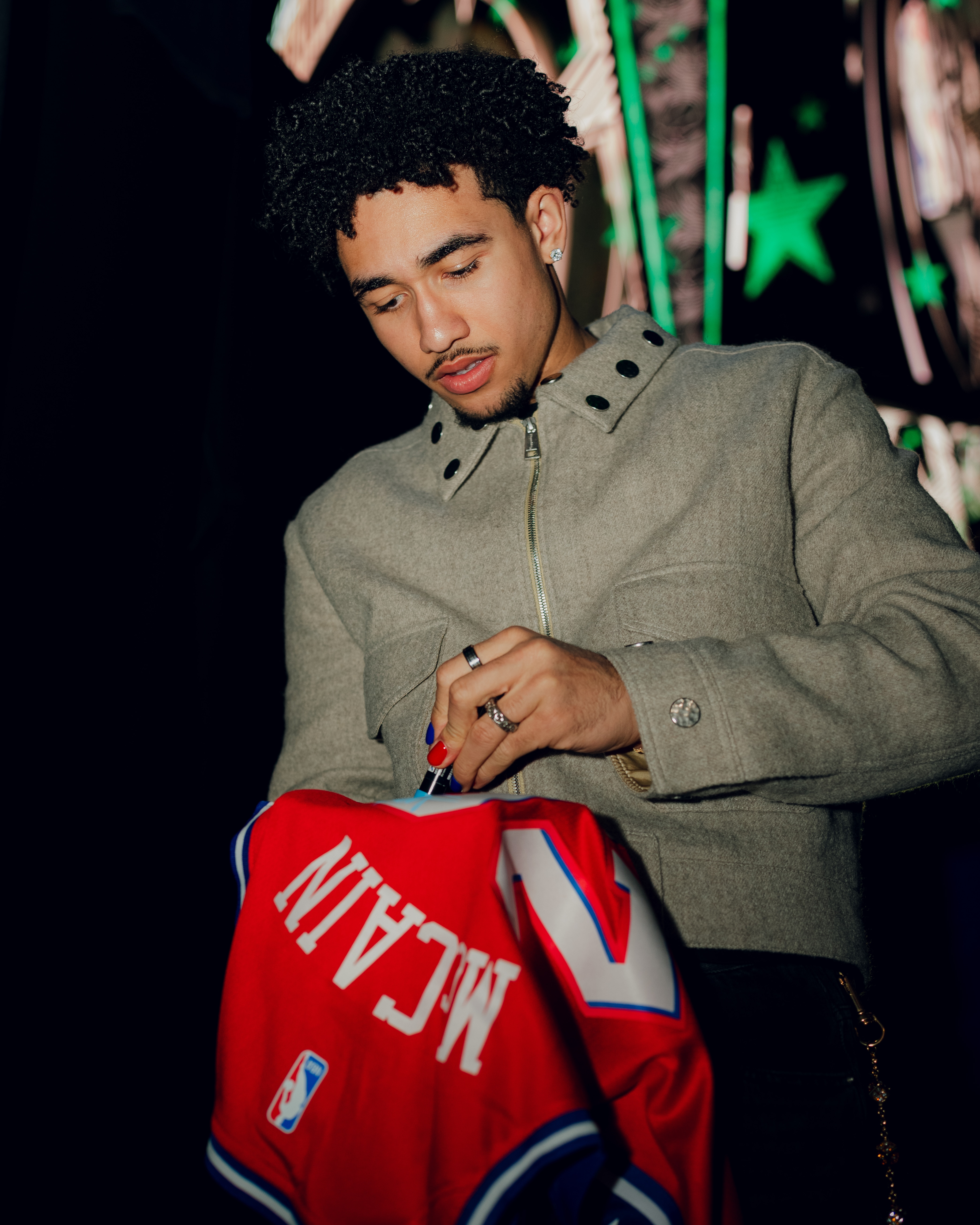 Jared McCain at 2025 NBA All-Star Game