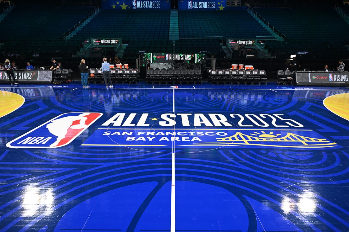 2025 NBA All-Star Game Court