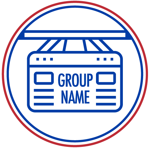Group Welcome Board