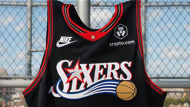 Custom Black Sixers Shirt Philadelphia 76ers Black Allen Iverson