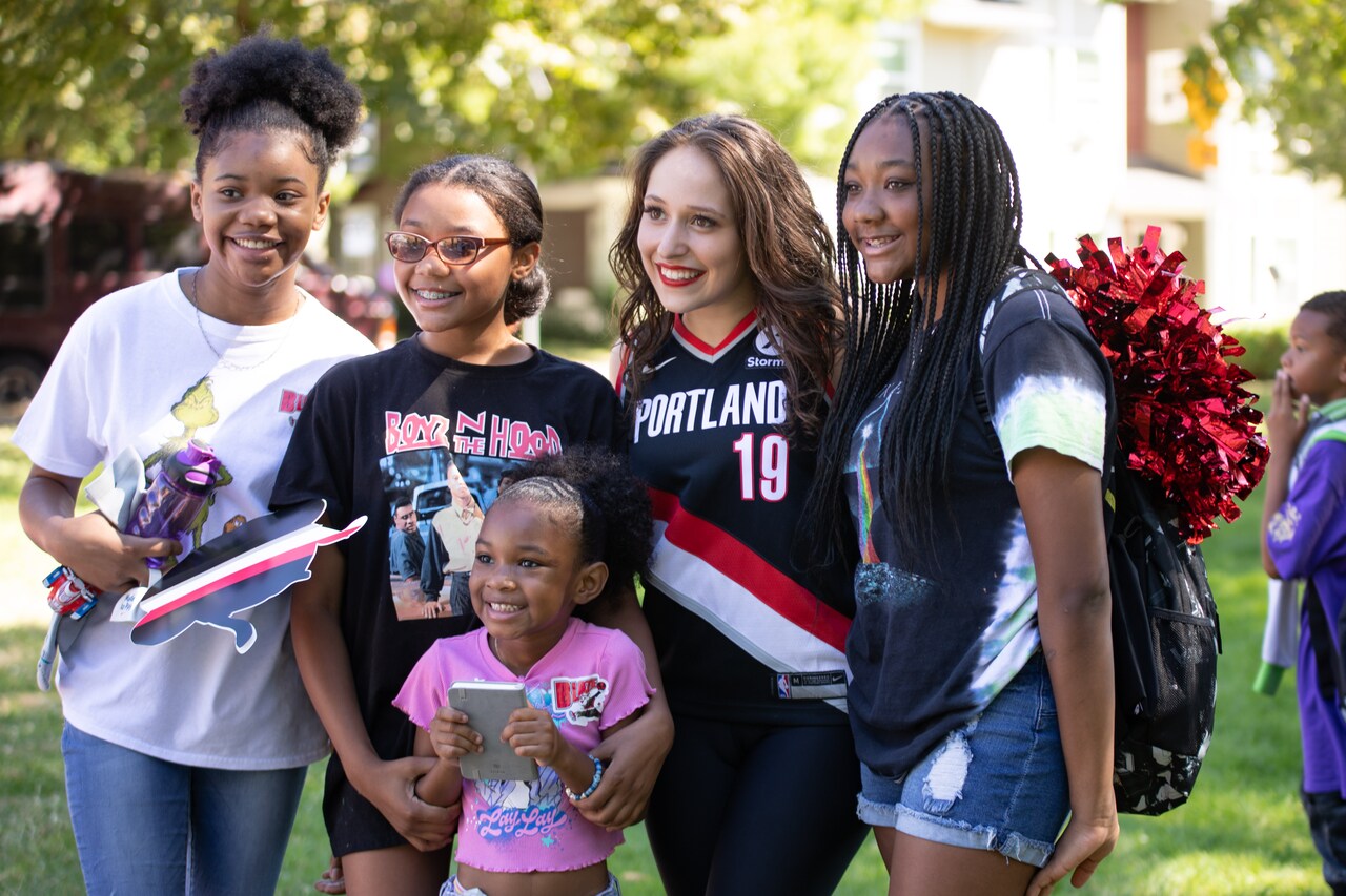 PHOTOS >> McCoy Park Court Unveiling | Portland Trail Blazers