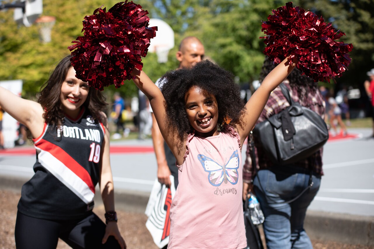PHOTOS >> McCoy Park Court Unveiling | Portland Trail Blazers