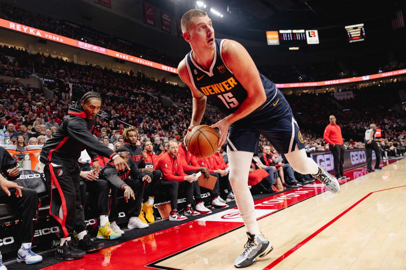 PHOTOS » Trail Blazers vs Nuggets on October 24, 2022 Photo Gallery