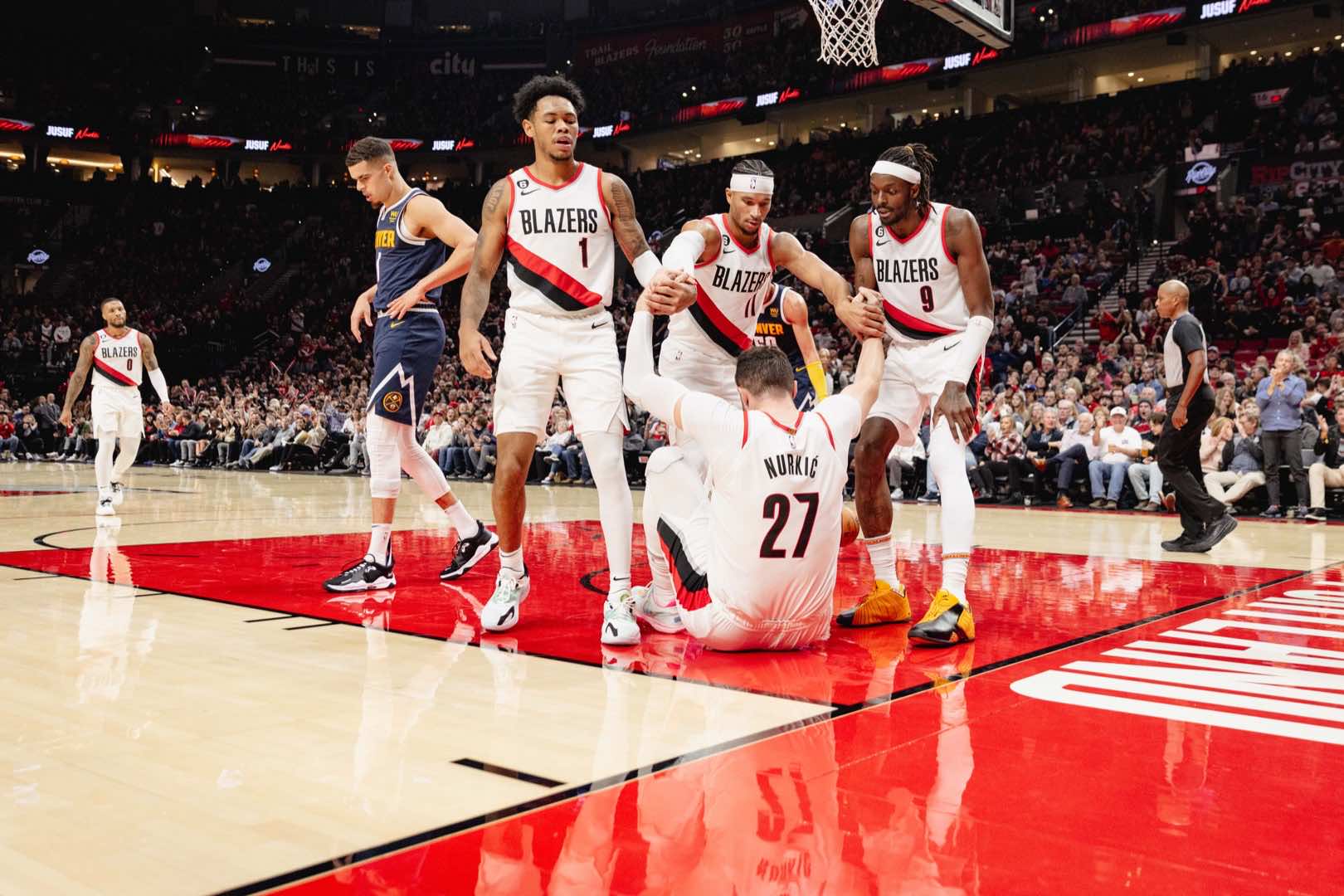 PHOTOS » Trail Blazers vs Nuggets on October 24, 2022 Photo Gallery