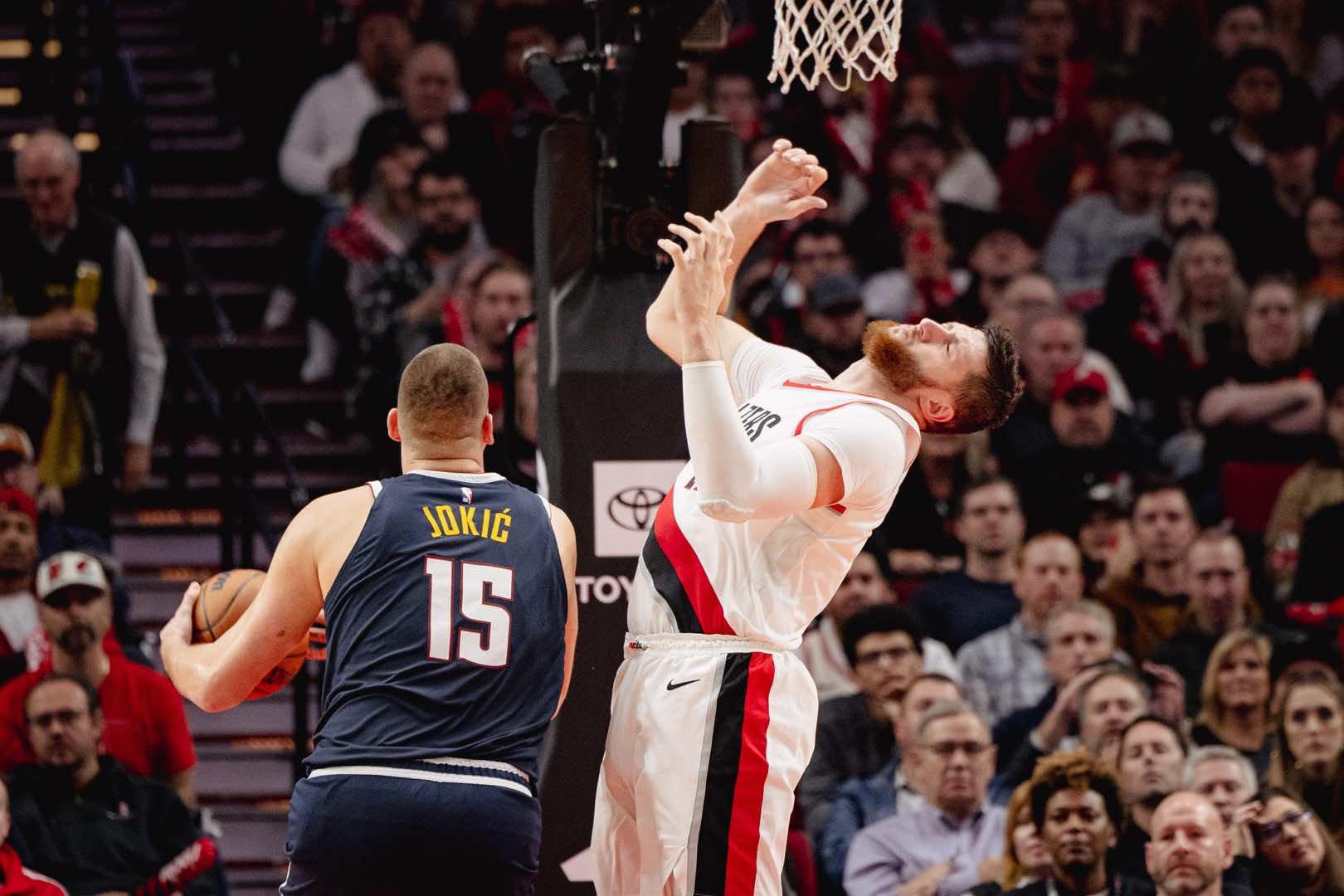 Slideshow-image: Trail Blazers face the Denver Nuggets on October 24, 2022. Bruce Ely / Trail Blazers...