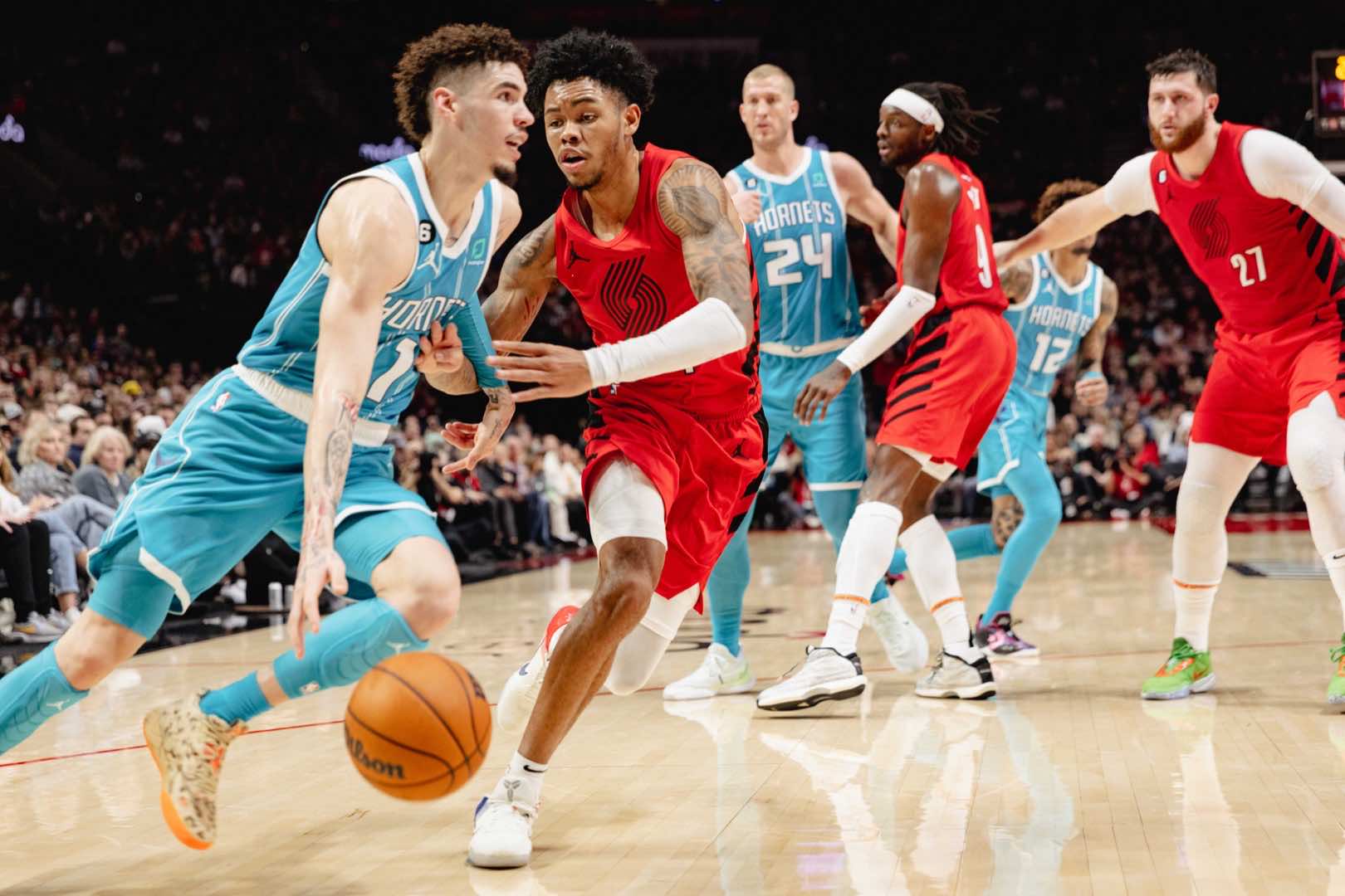 PHOTOS » Trail Blazers vs Hornets on December 26, 2022 Photo Gallery