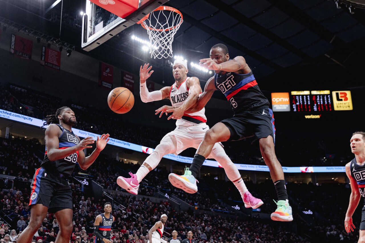 PHOTOS » Trail Blazers vs Pistons on January 2, 2023 Photo Gallery