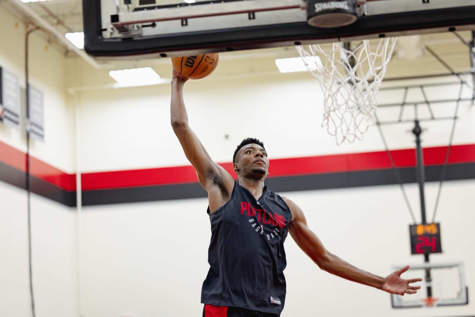 PHOTOS » Trail Blazers draft workout on June 16, 2023 Brandon Miller