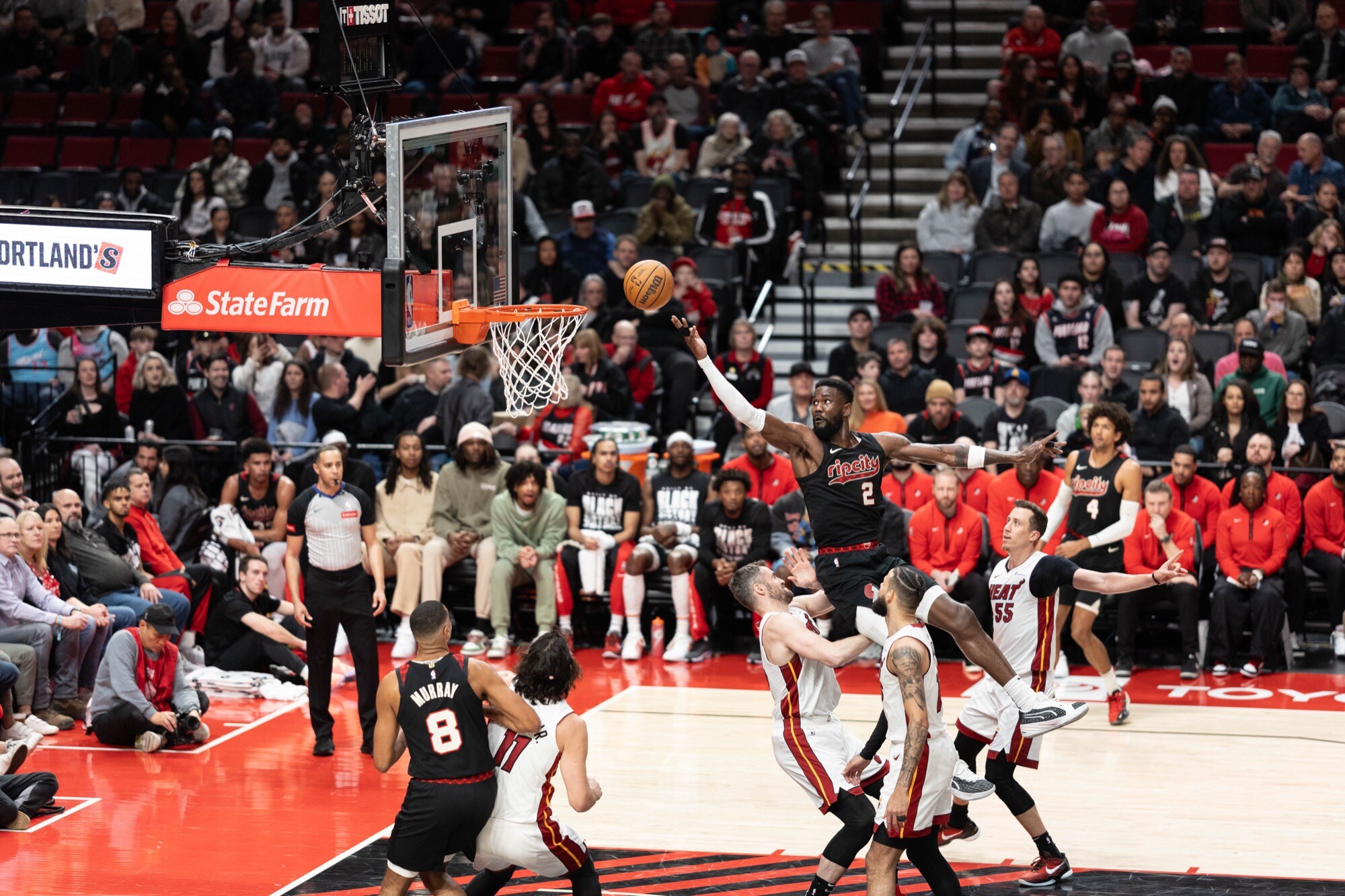 PHOTOS » Trail Blazers vs. Miami Heat on February 27, 2024 Photo