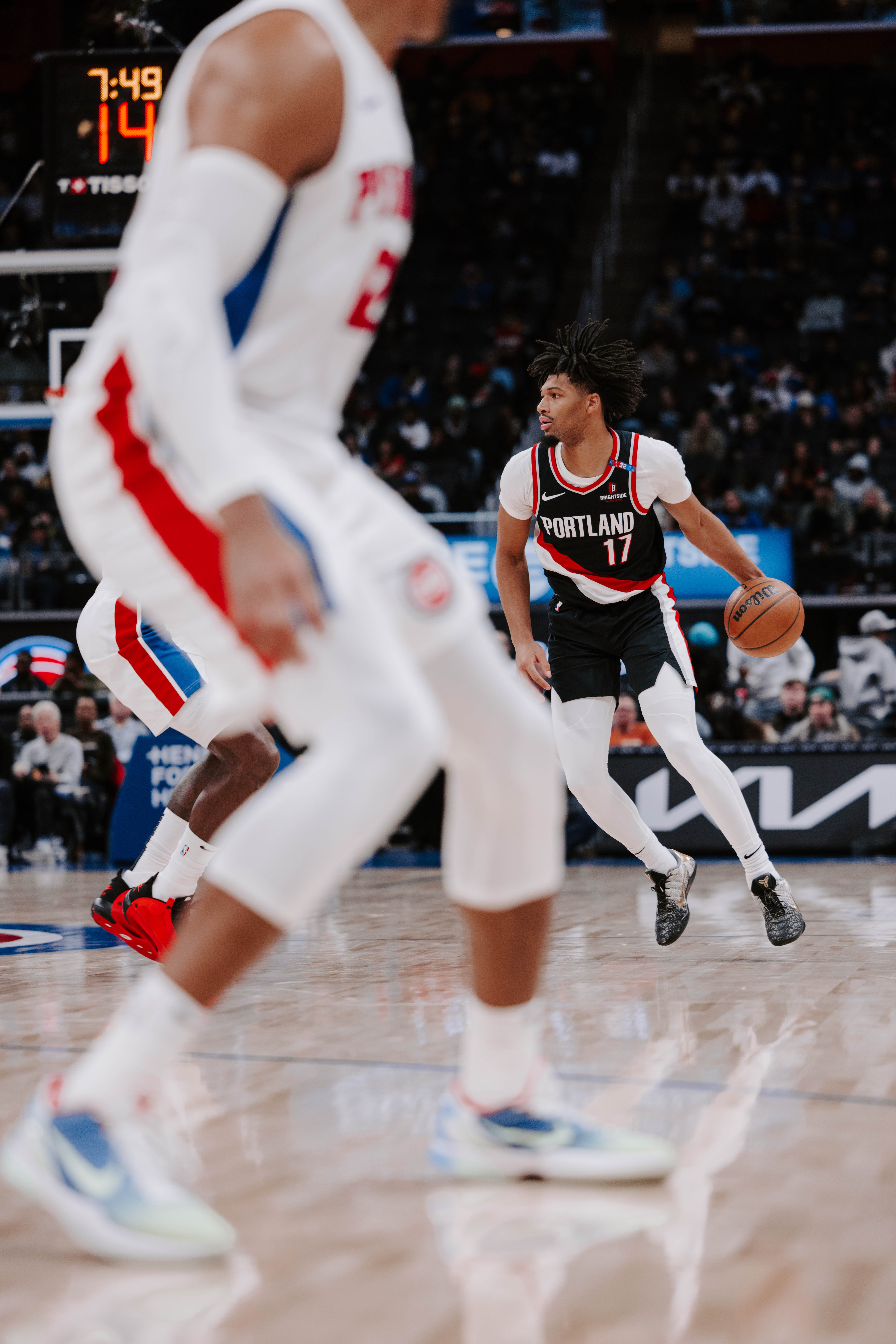 PHOTOS » Trail Blazers @ Detroit Pistons on January 6, 2025