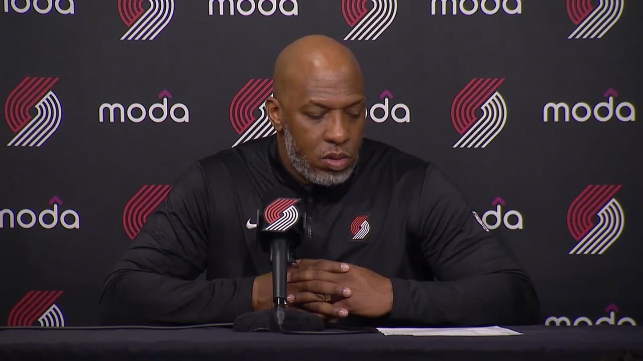 Chauncey Billups Postgame Interview | Portland Trail Blazers 119 ...