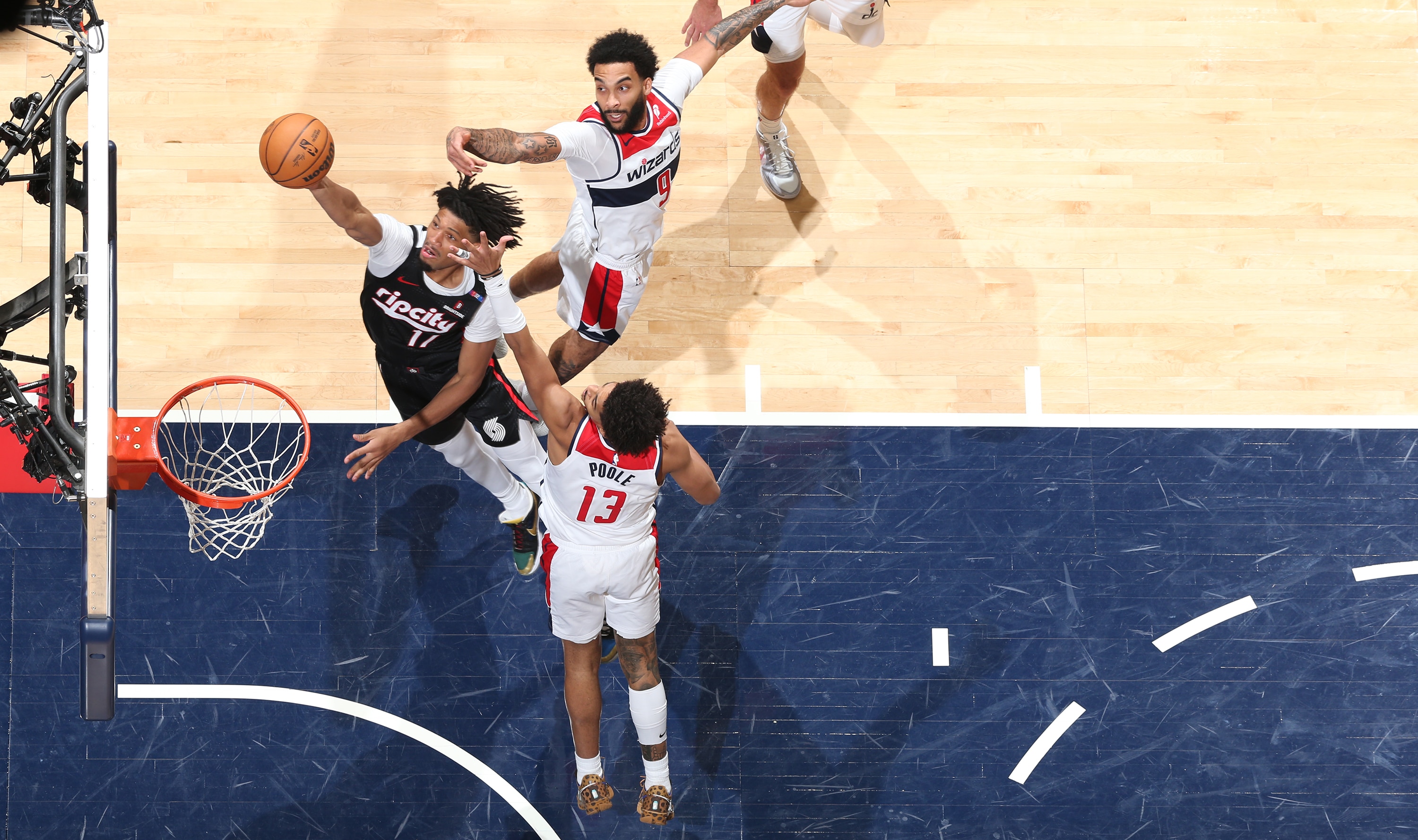 Shaedon Sharpe Reaches New Heights In Victory Versus Wizards In DC ...