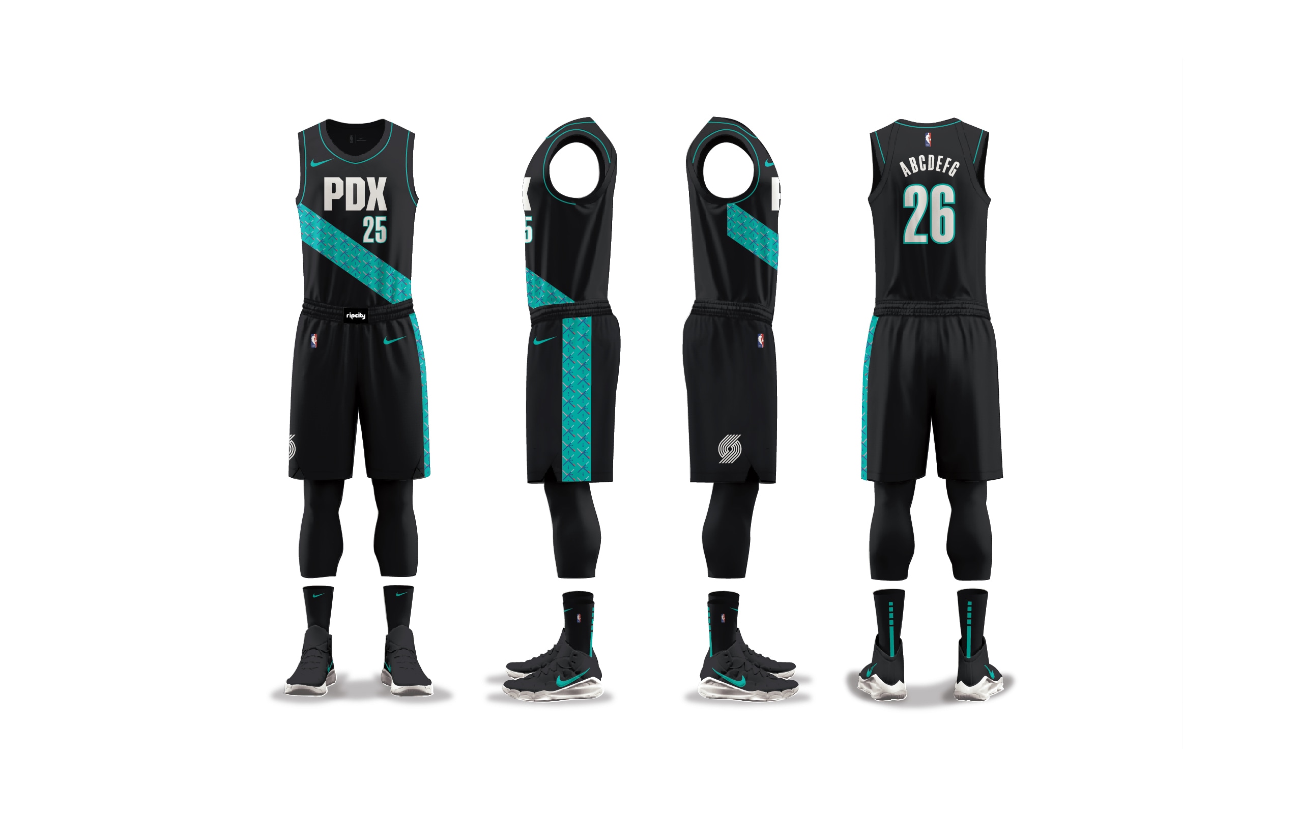 blazers new jerseys