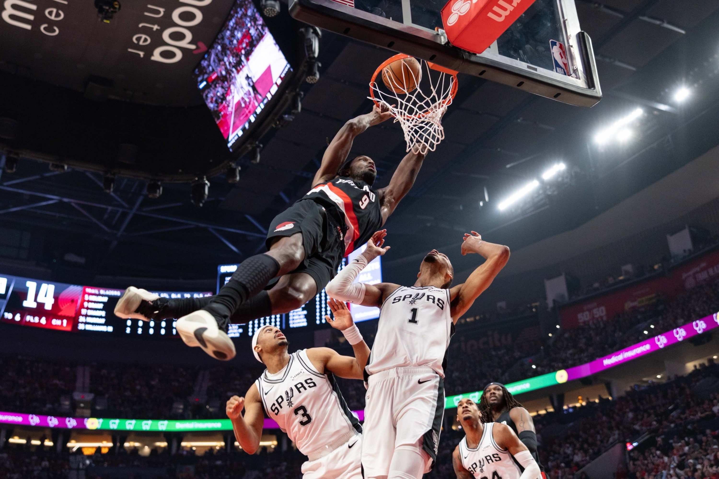 Blazers Outplayed In Second Half Again In Game 4 Loss To Spurs At Moda Center