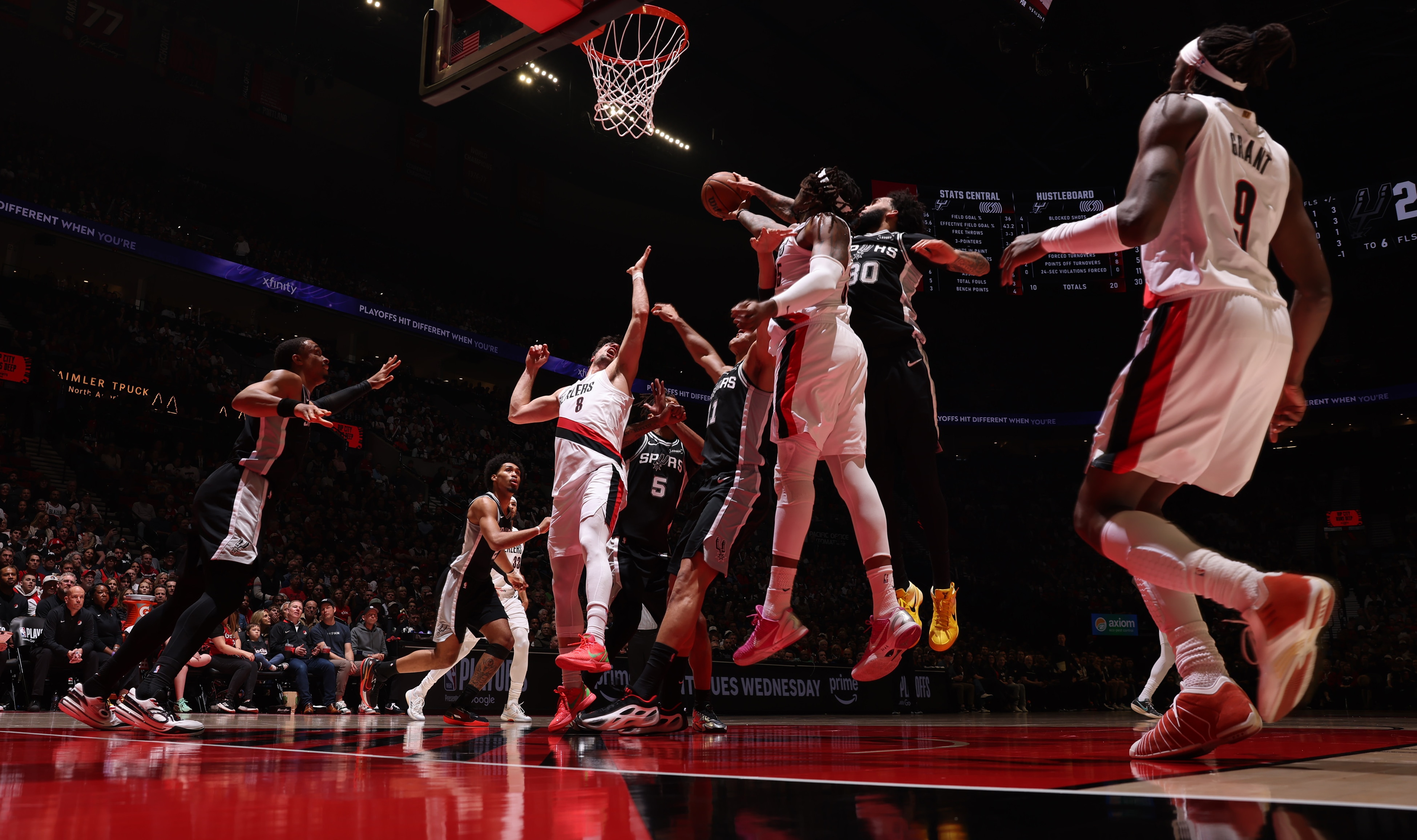 Trail Blazers Fail To Protect Home Court In Game 3 Loss To Spurs