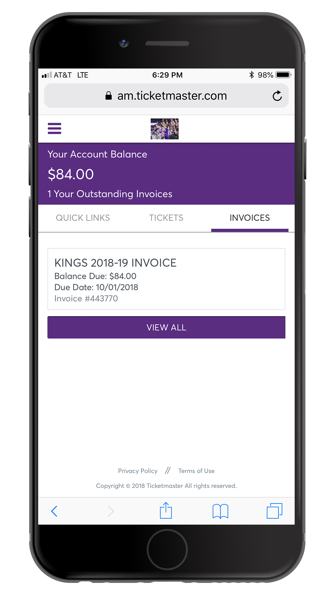 ClickTix Tutorial | Sacramento Kings