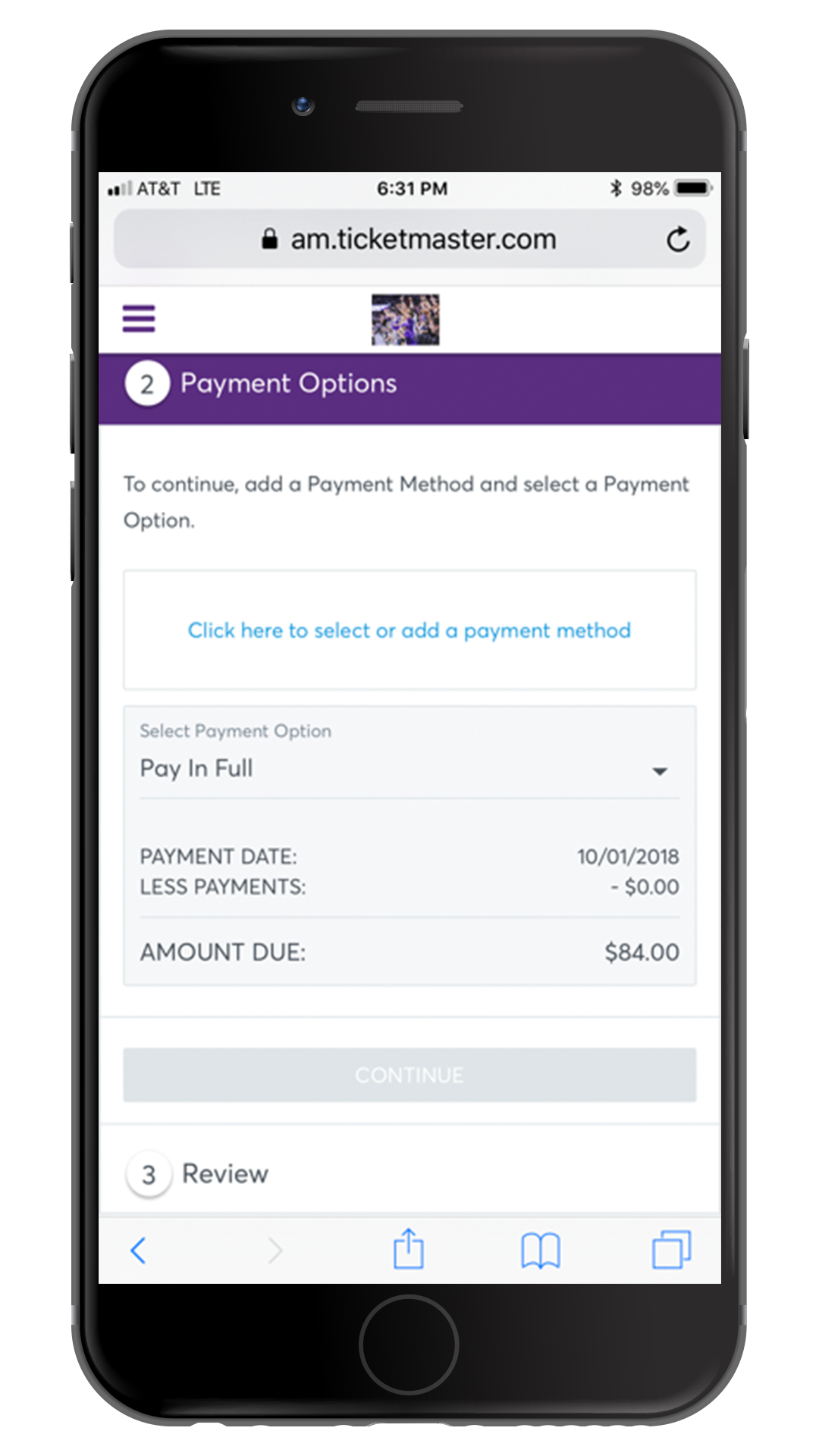 ClickTix Tutorial | Sacramento Kings