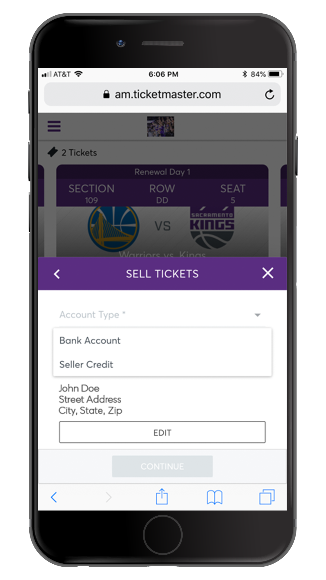 Click Tx ClickTix Tutorial | Sacramento Kings