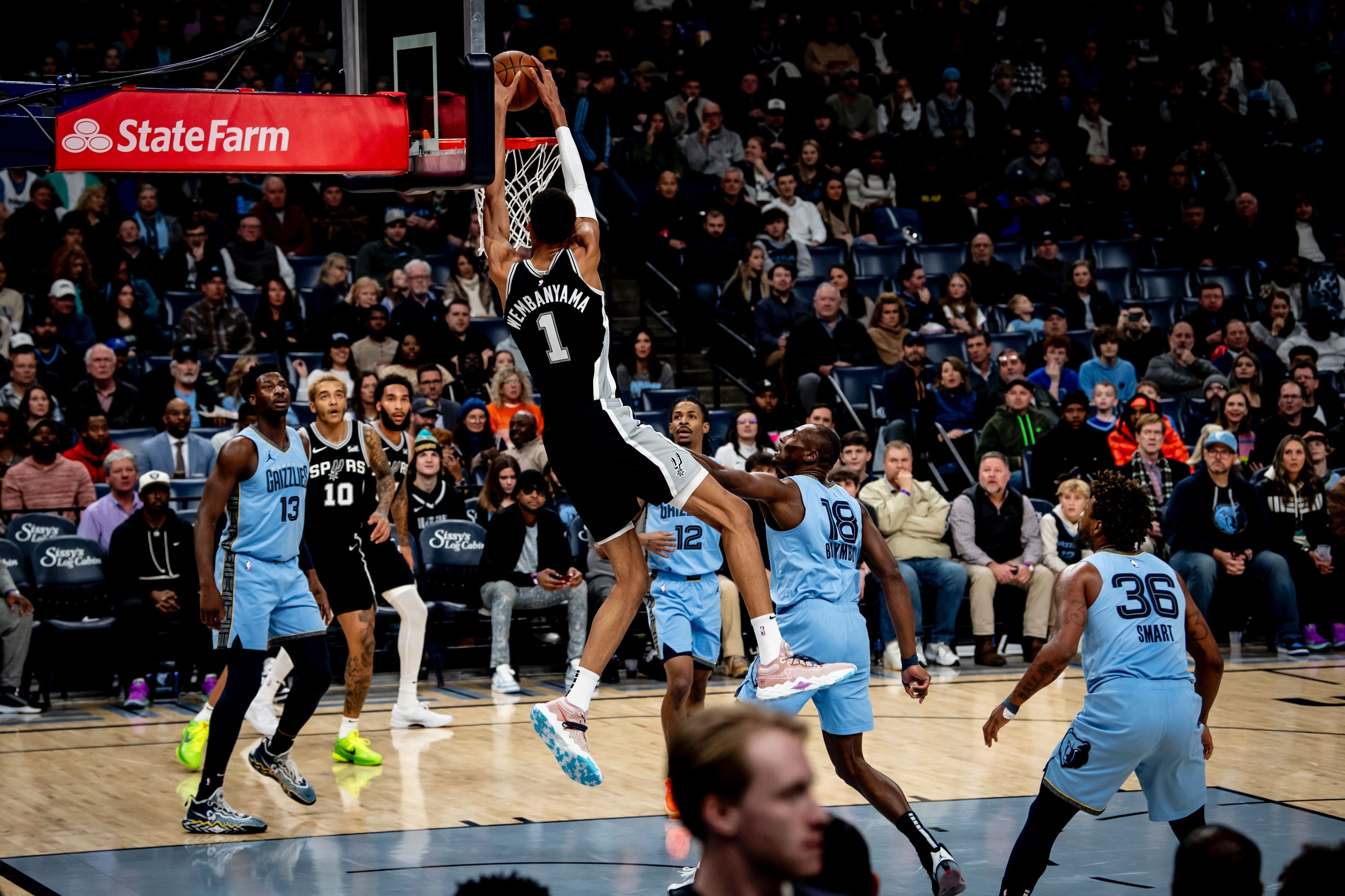 Victor Wembanyama Highlights vs Memphis Grizzlies | 1/2/24 | San