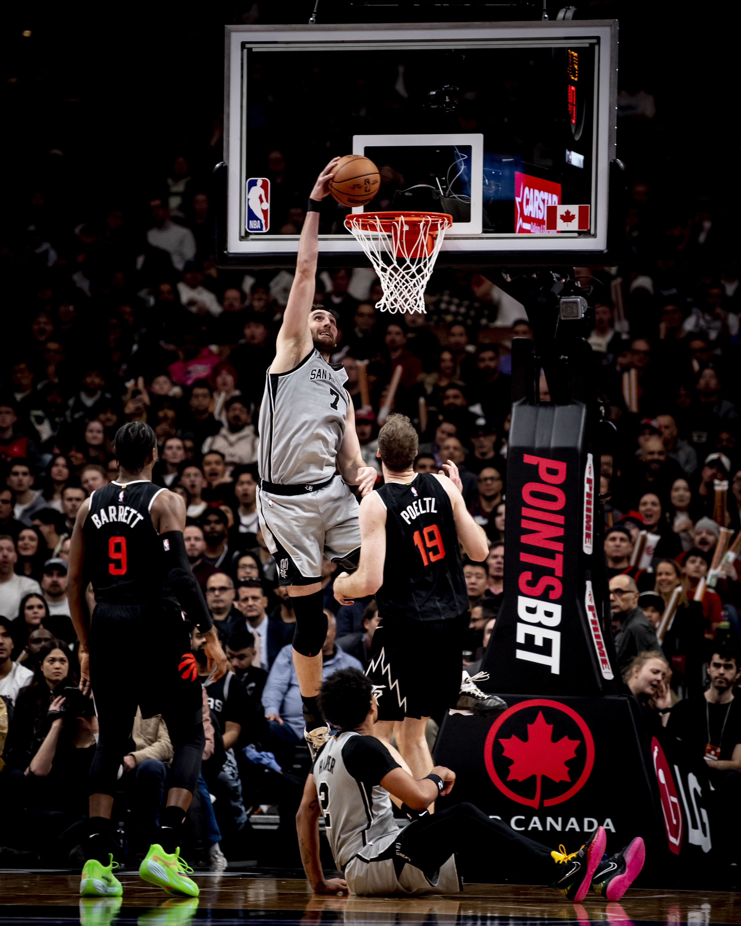 Luke Raptors Photos: Spurs vs. Toronto Raptors | 2/25/26 | San Antonio Spurs