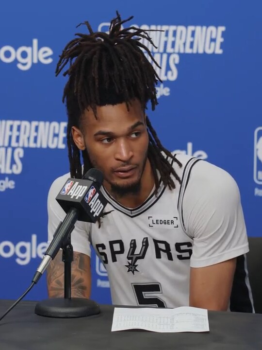 Dylan Harper, Post-Game vs Houston Rockets | 3/8/26 | San Antonio Spurs