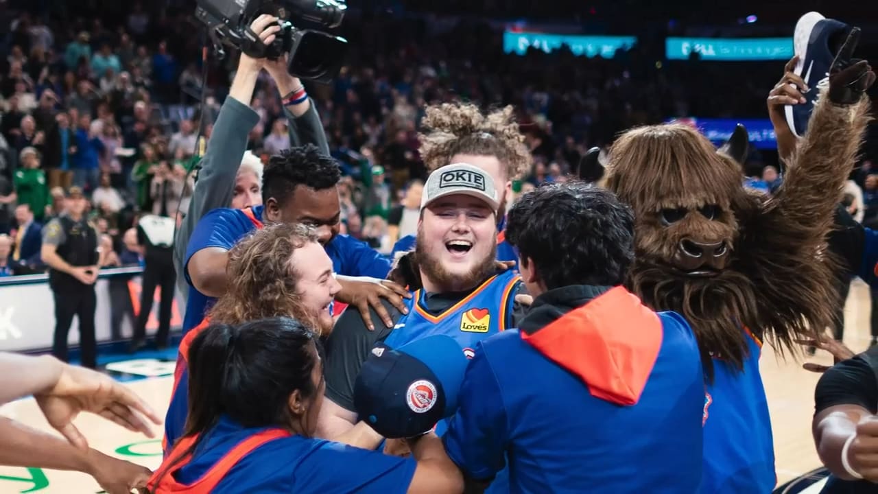 Watch: MidFirst Bank Half-Court Shot Winner | Oklahoma City Thunder