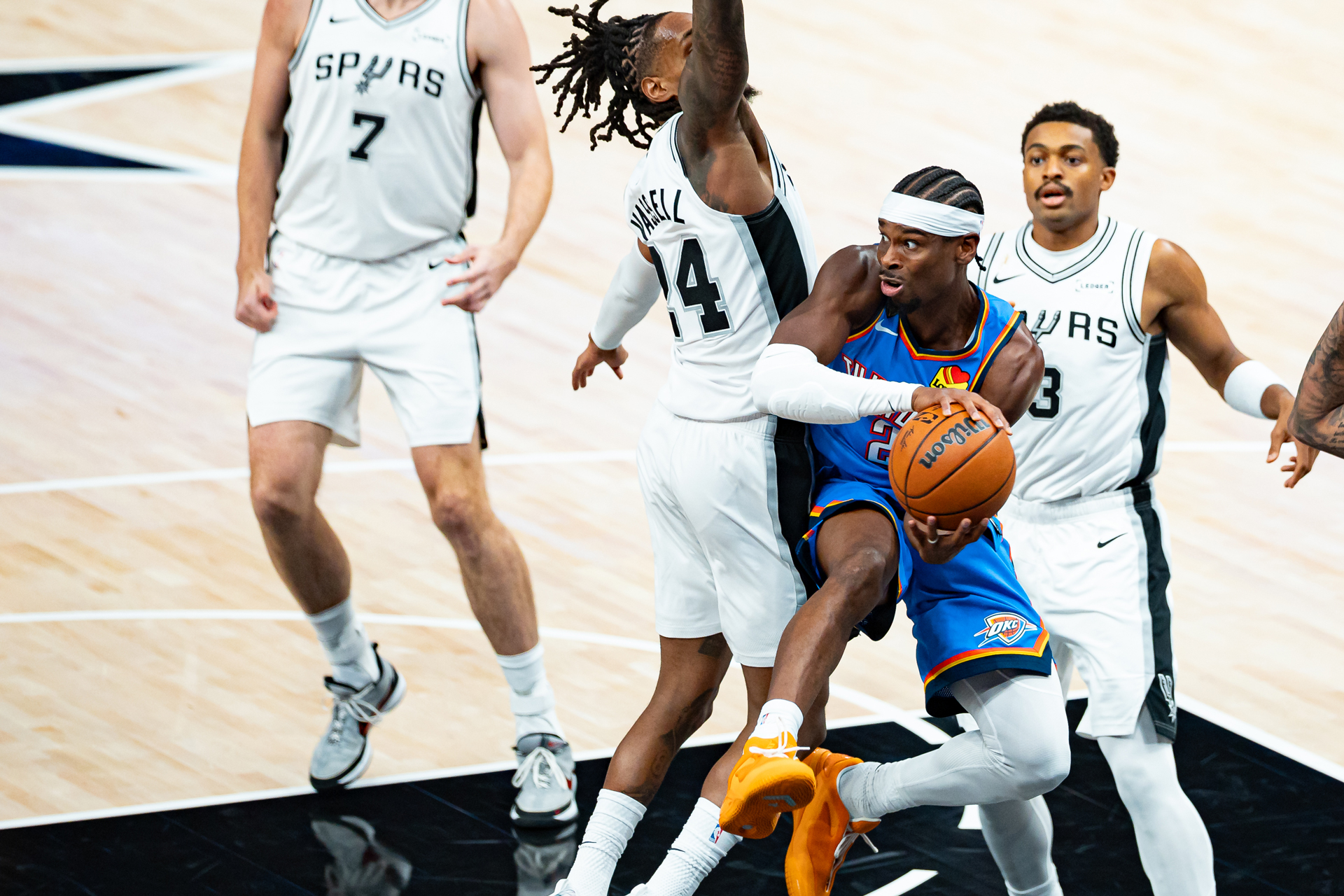 Thunder dominate Spurs on Opening Night 116-104