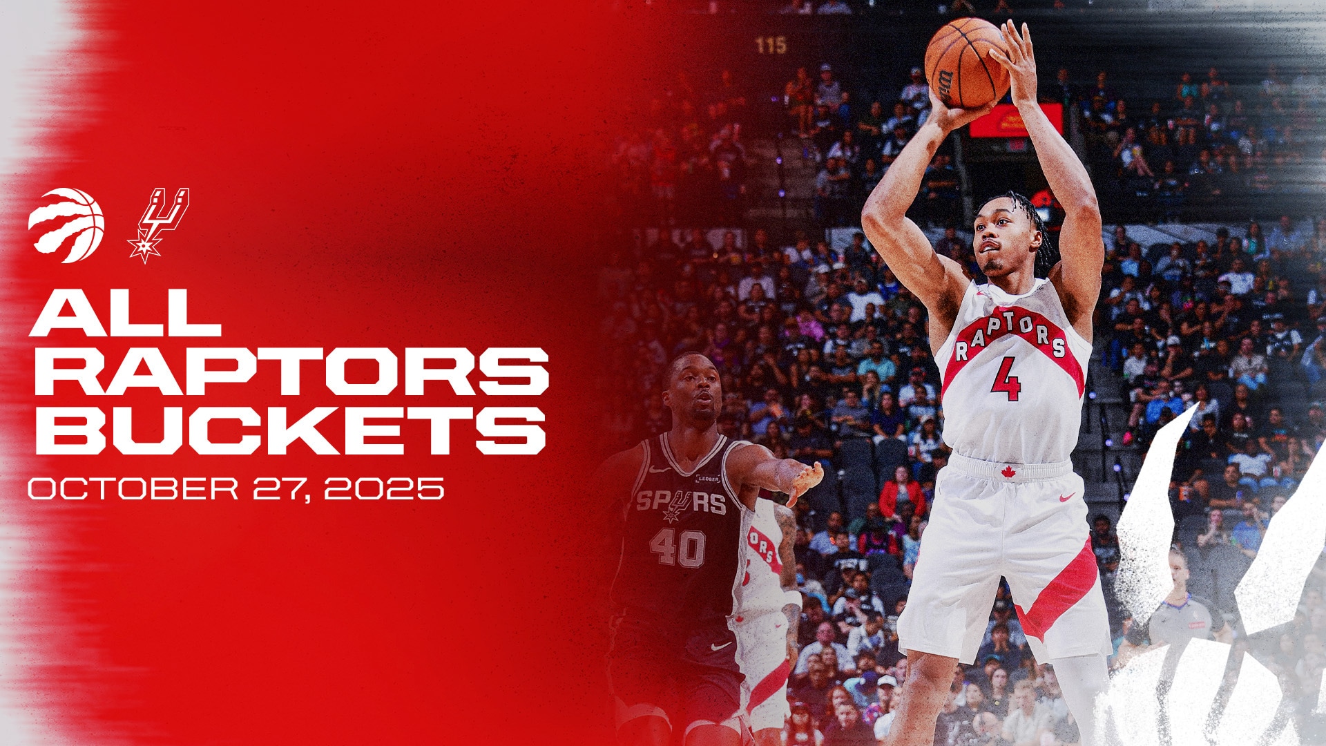 ALL BUCKETS | Toronto Raptors at San Antonio Spurs, October 27, 2025 ...