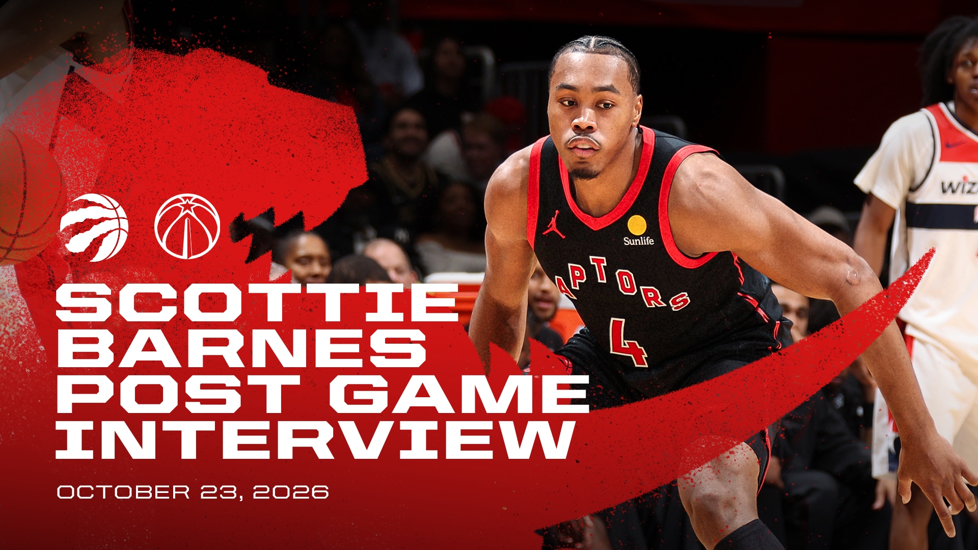 Scottie Barnes | Post Game at Wizards | October 23, 2026 | Toronto Raptors