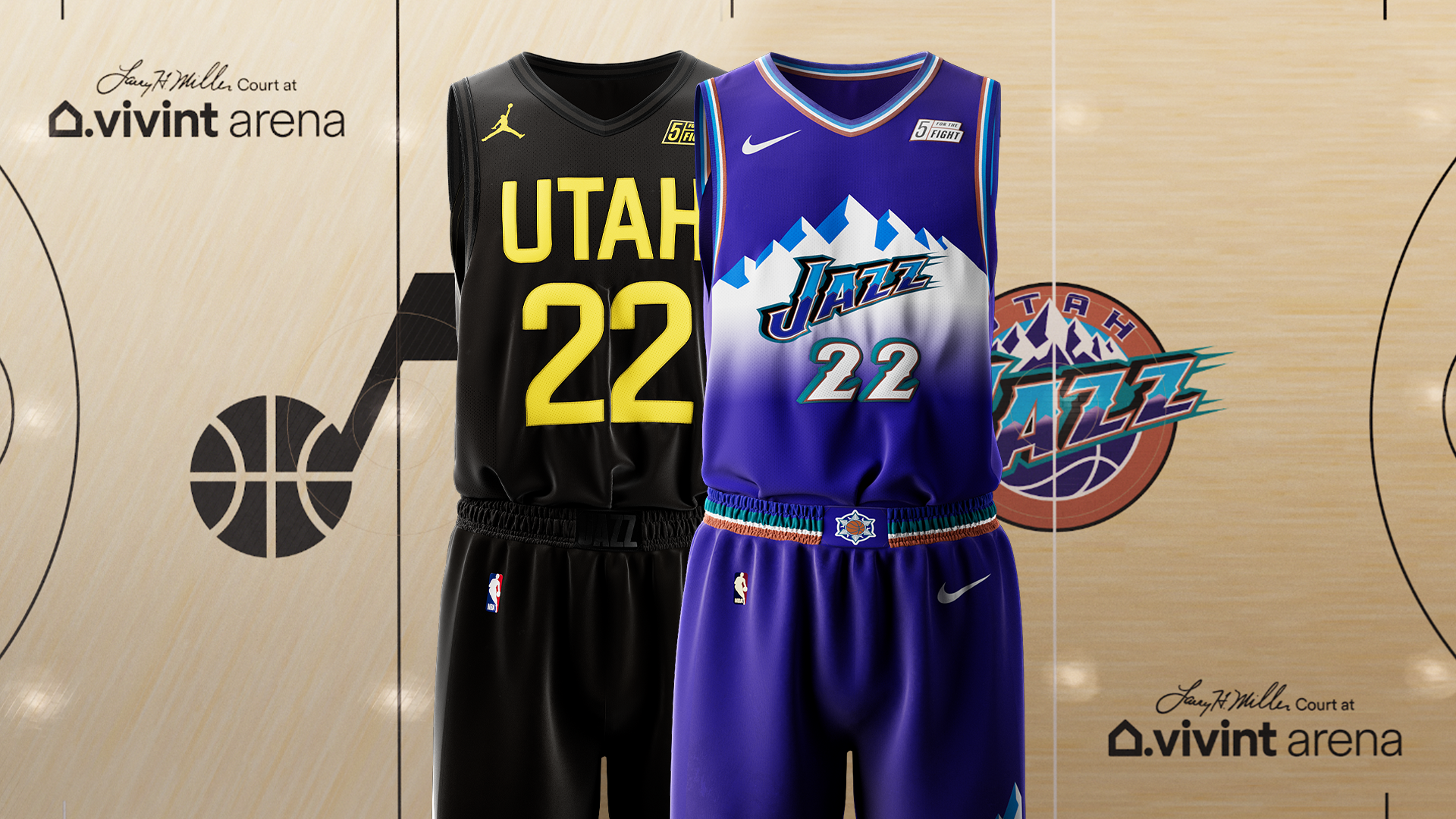Jazz Relaunch Brand With New Uniforms Courts And Merchandise NBA