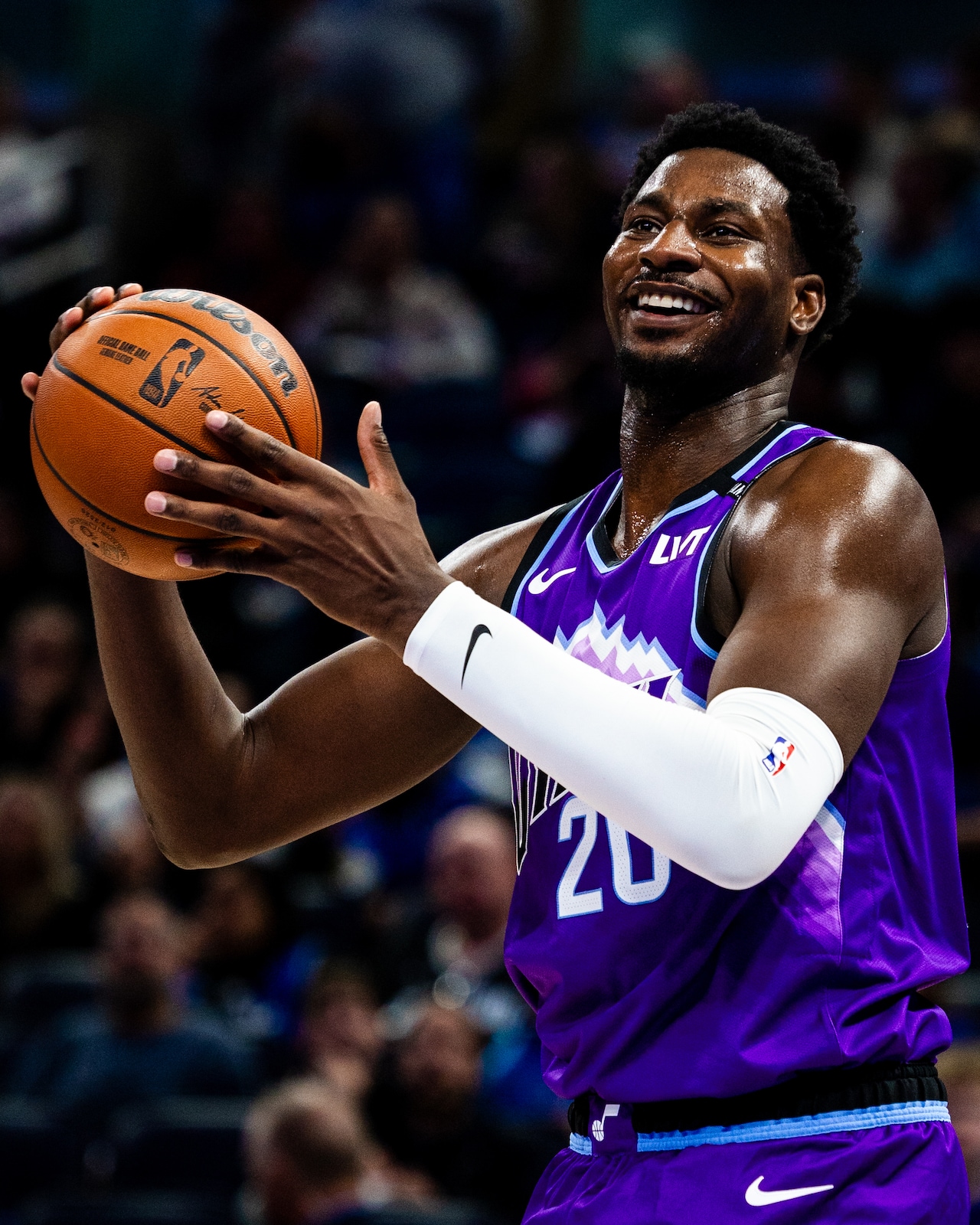 Jaren Jackson Jr. in a Utah Jazz uniform during the 2025–26 season