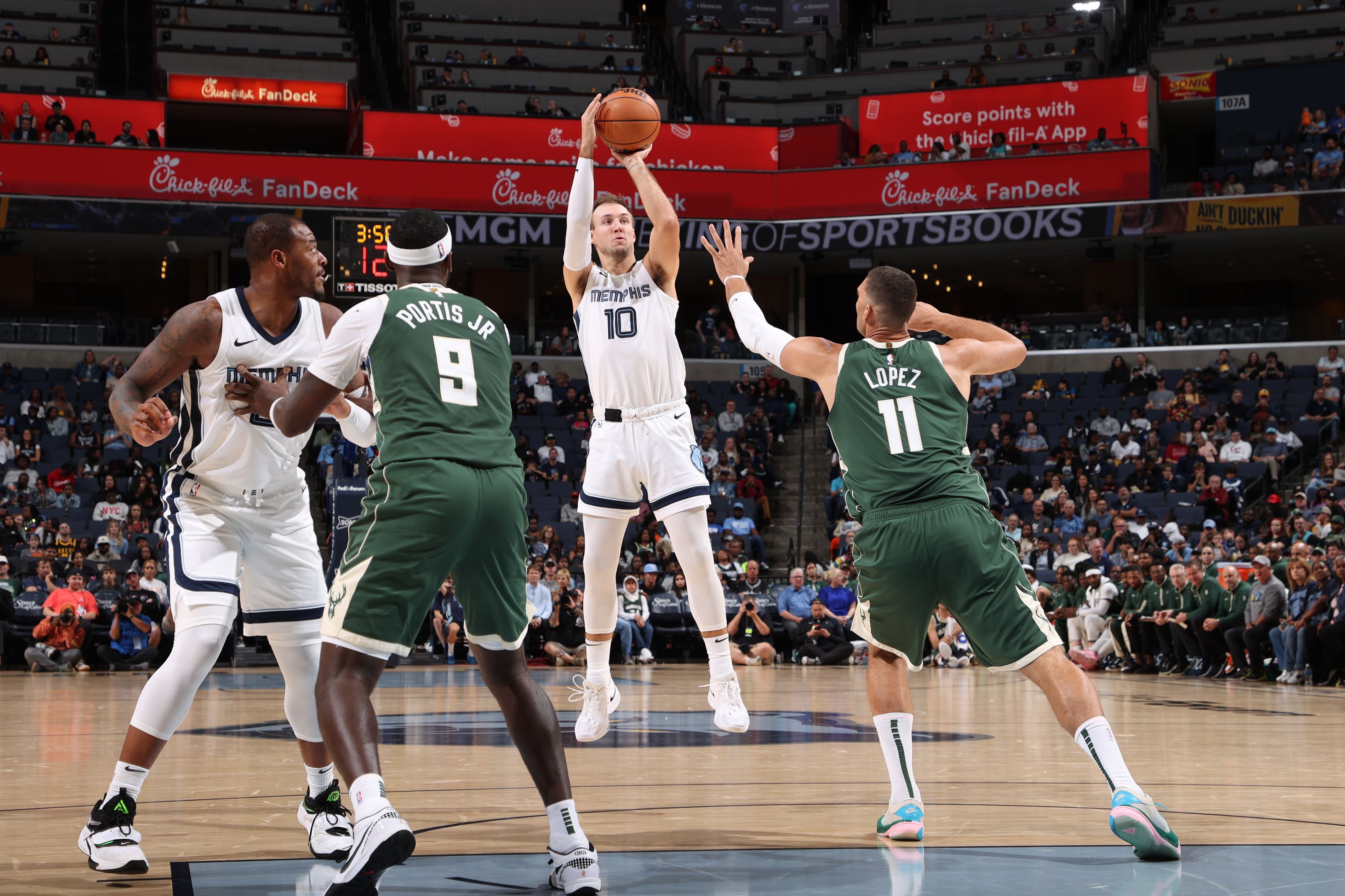 Grizzlies vs Bucks photos 10.10.23 Photo Gallery