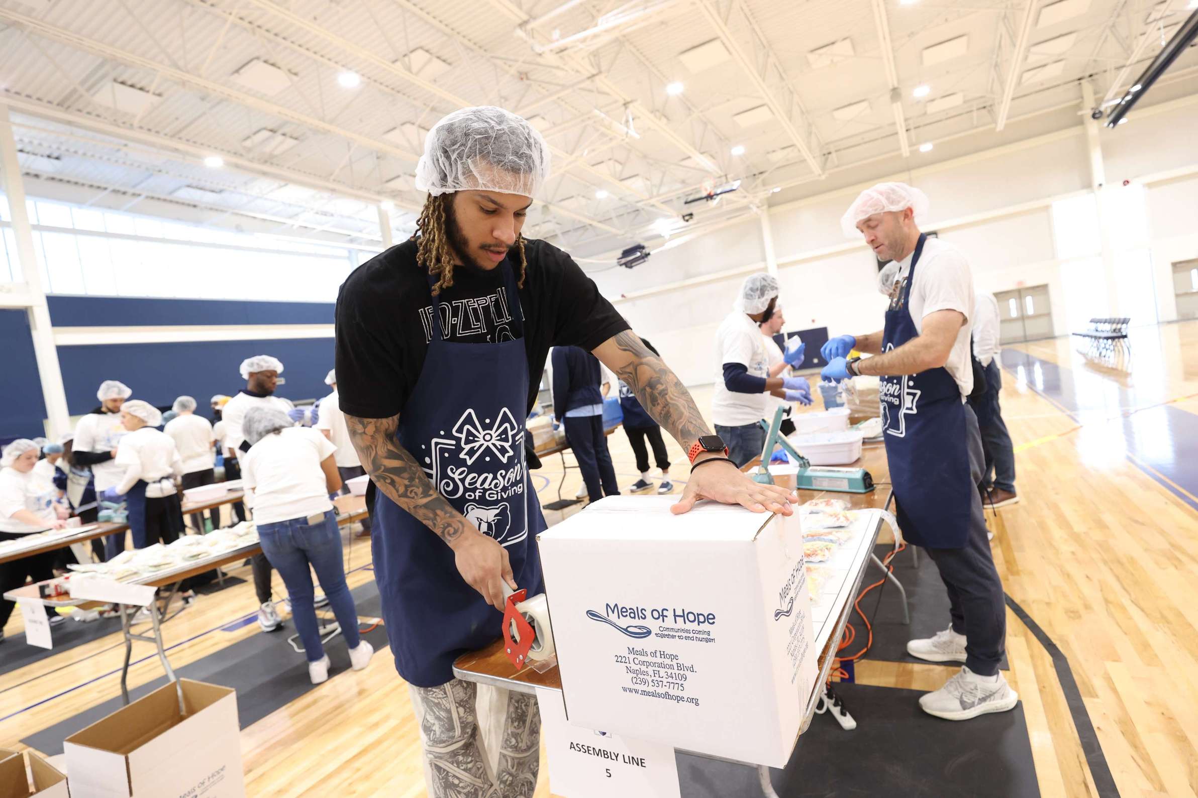 Nba Meals Season of Giving 2023 - Meals of Hope | Memphis Grizzlies