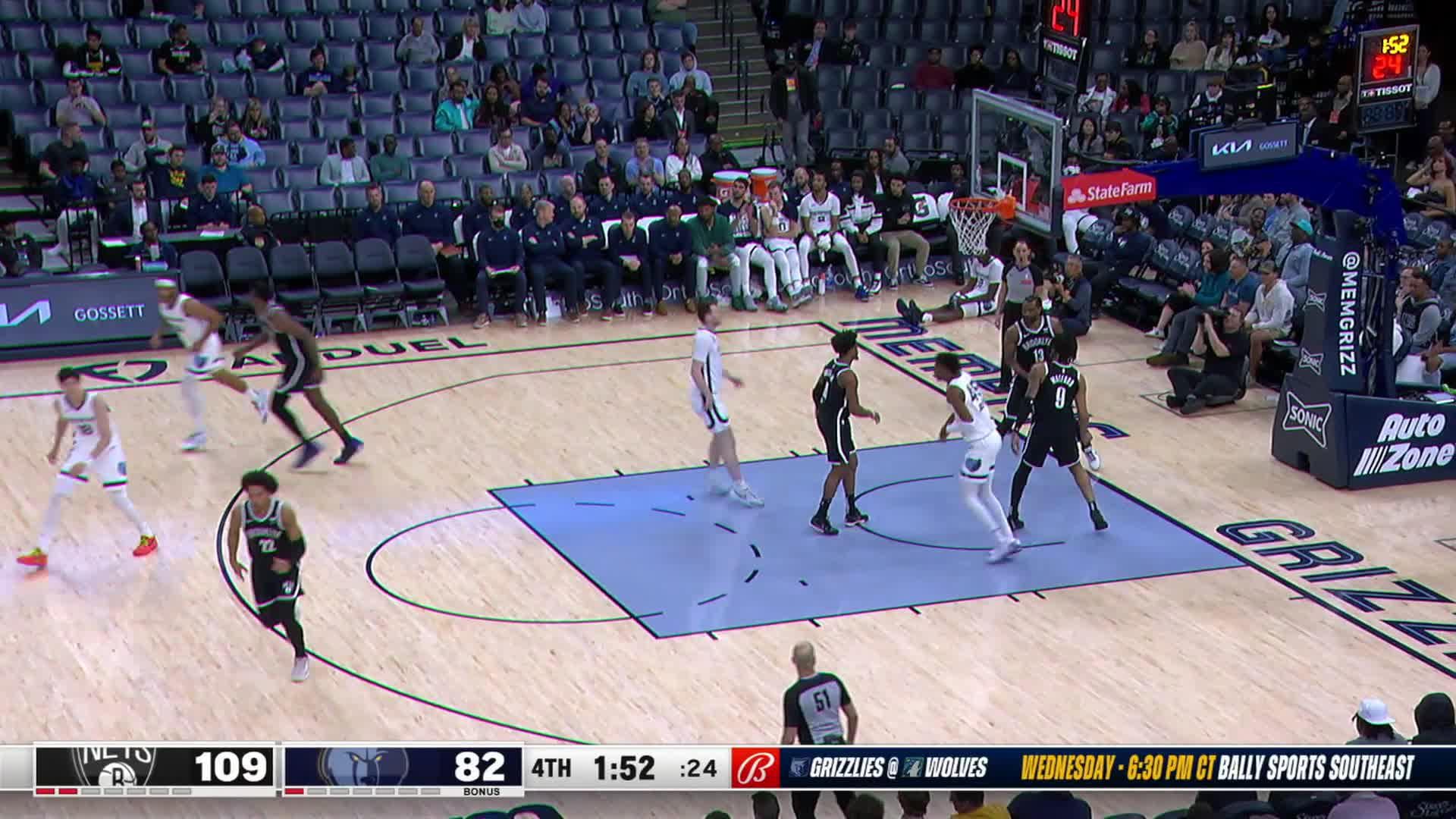 Brooklyn Nets vs Memphis Grizzlies Feb 26, 2024 Game Summary