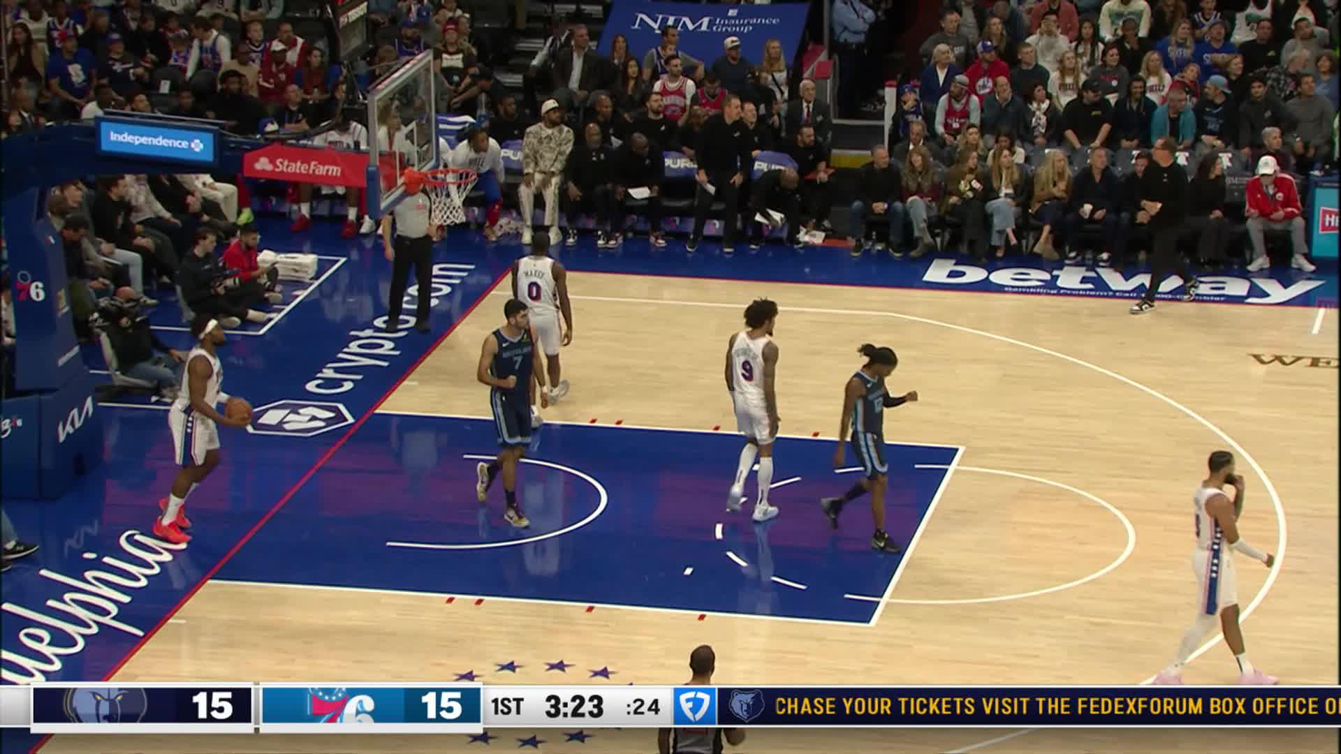 What a shot by Jake LaRavia