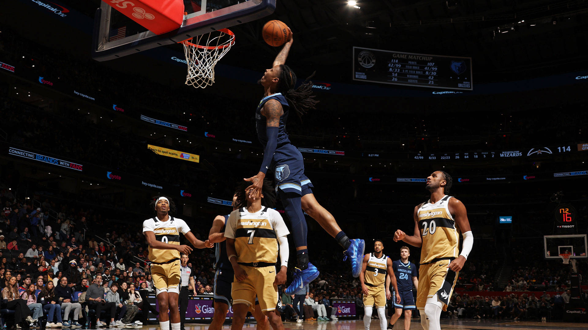 Wizards Sweep Series Against Grizzlies