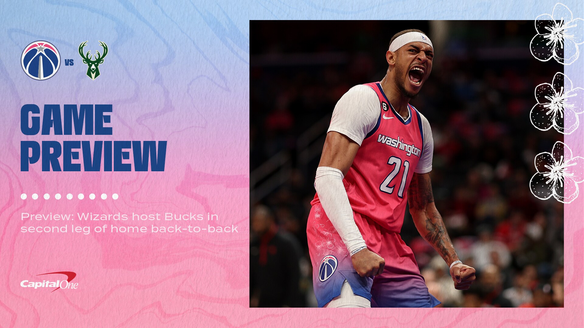 Preview Wizards host Bucks in second leg of home backtoback