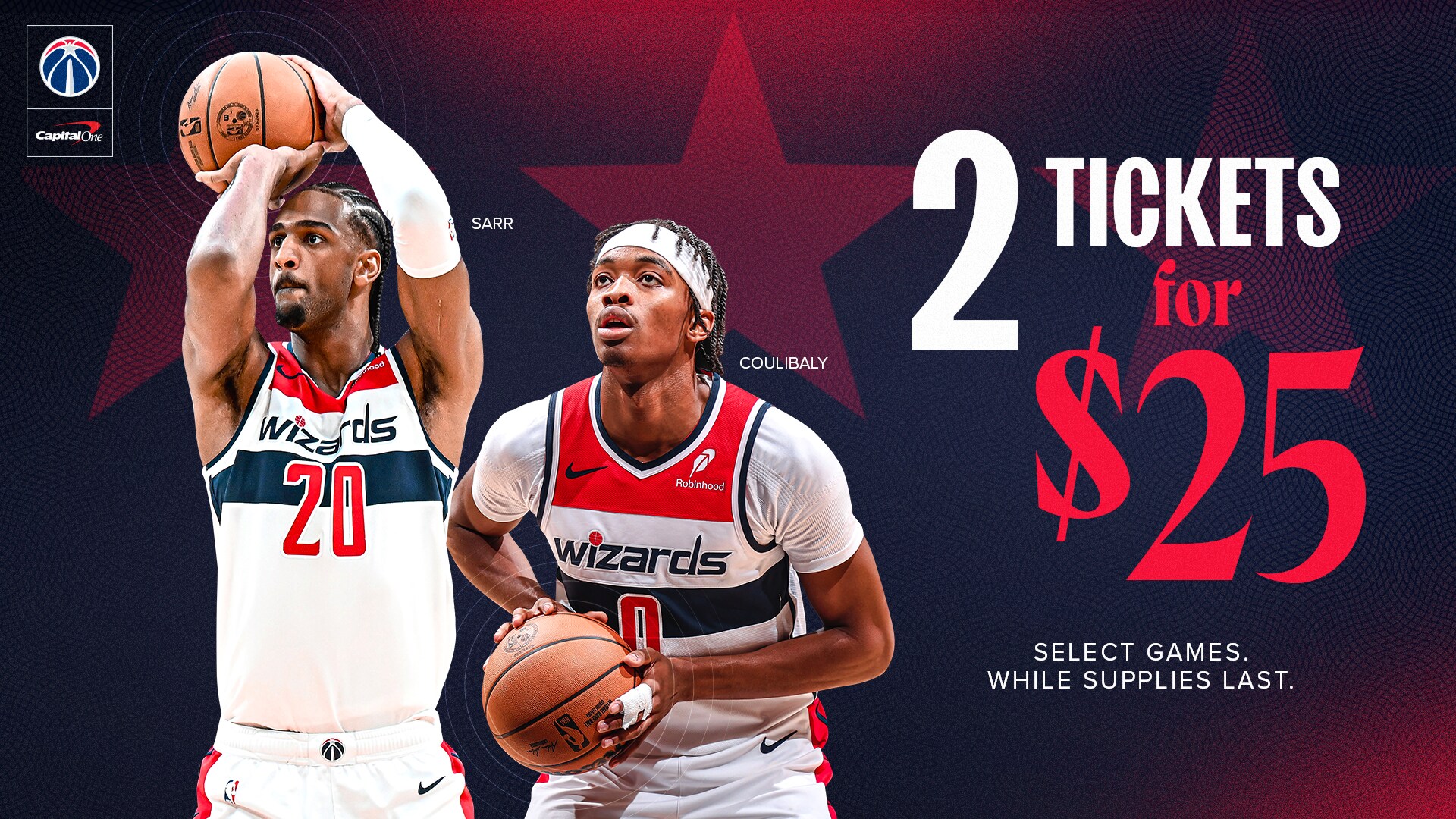 2 for $25 | Washington Wizards