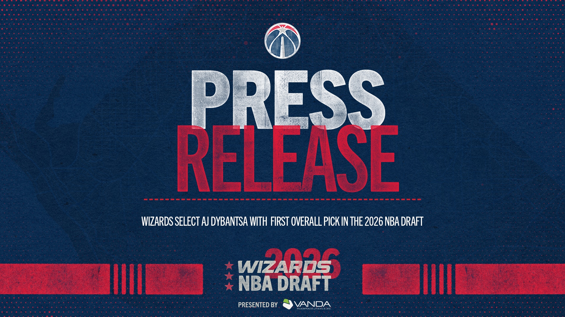 Wizards Select AJ Dybantsa With First Overall Pick In 2026 NBA