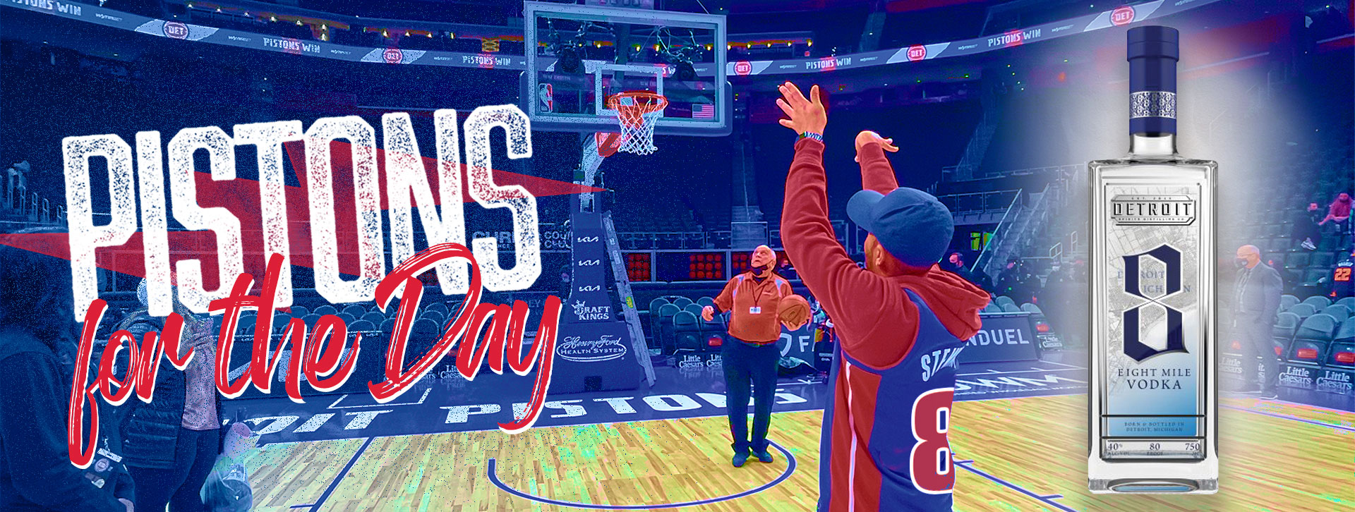 8 Mile Vodka ‑ Pistons For A Day Sweepstake