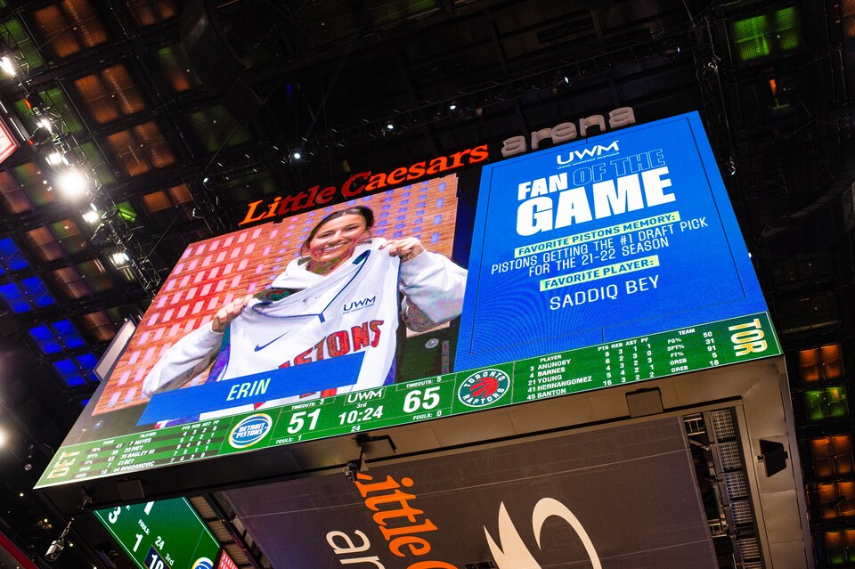 UWM Home on Sundays Fan of the Game | Detroit Pistons
