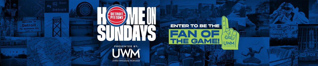 UWM Home on Sundays Fan of the Game | Detroit Pistons