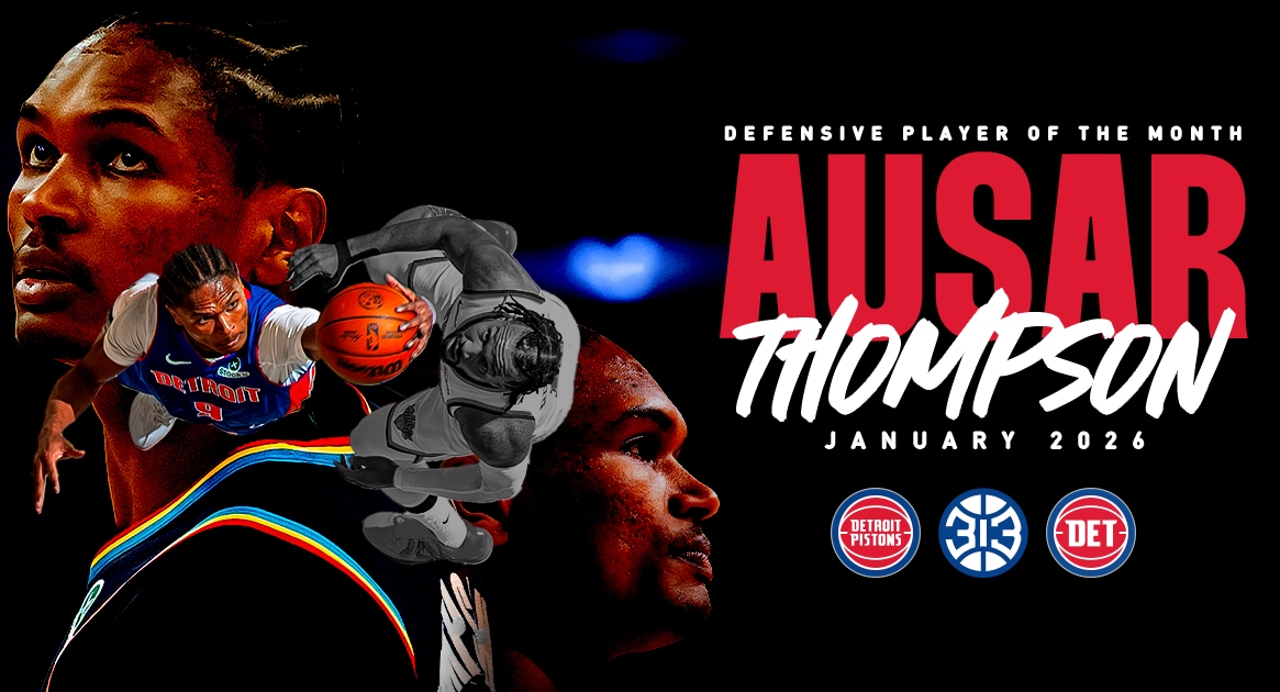 AUSAR THOMPSON NAMED EASTERN CONFERENCE DEFENSIVE PLAYER OF THE MONTH