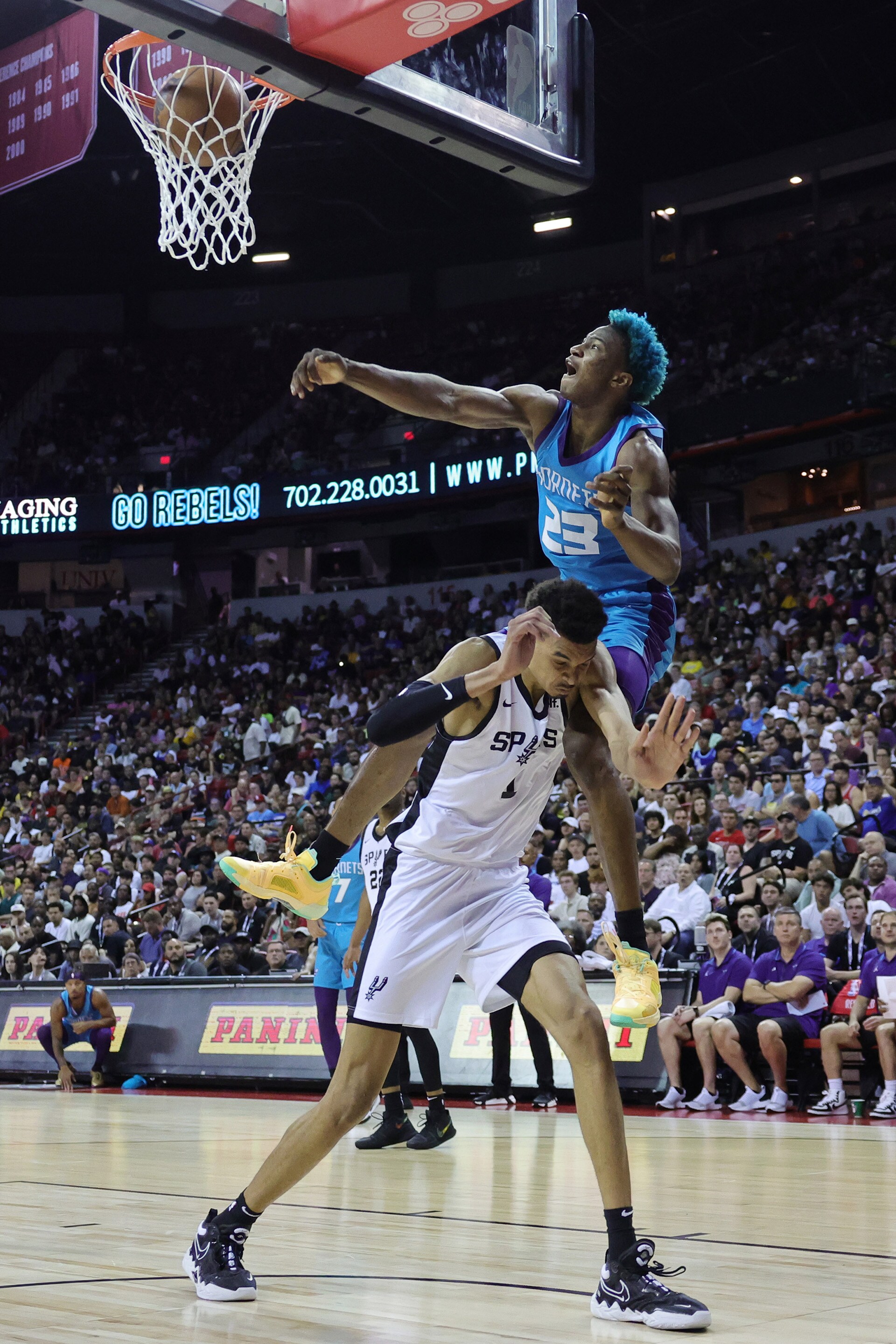 Fall To Spurs In Front Of SoldOut Summer League Crowd
