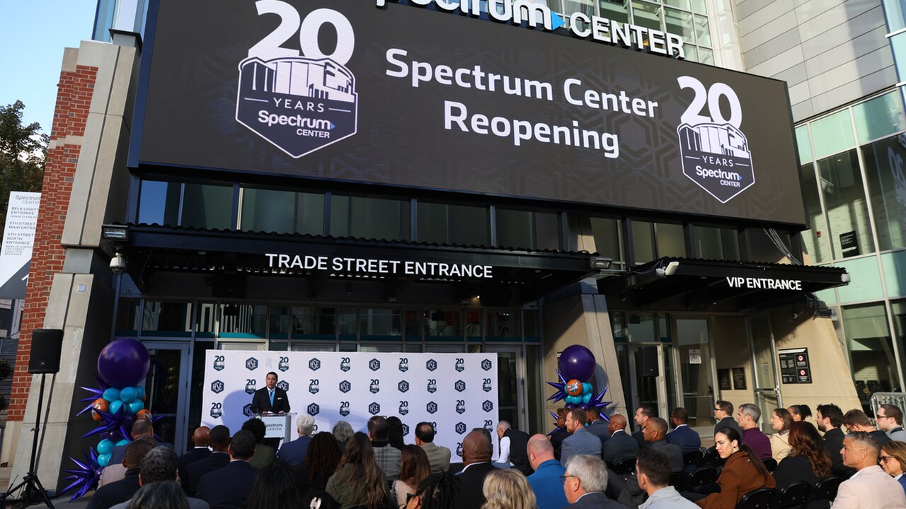 Spectrum Center Celebrates Official Reopening On 20th Anniversary
