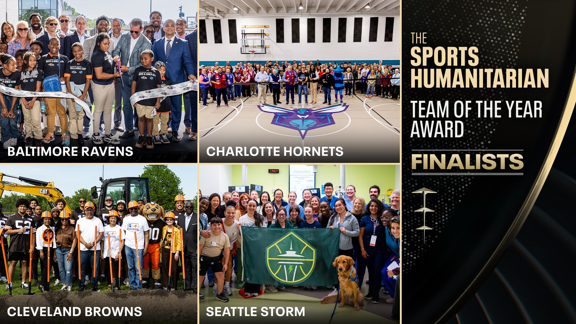 Hornets Earn Spot as ESPN Humanitarian Team Finalist
