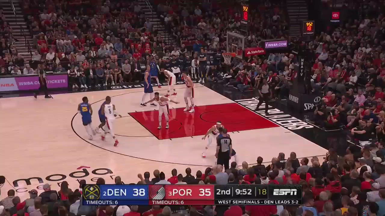Collins rejects the shot, picks up the points on the other end ...